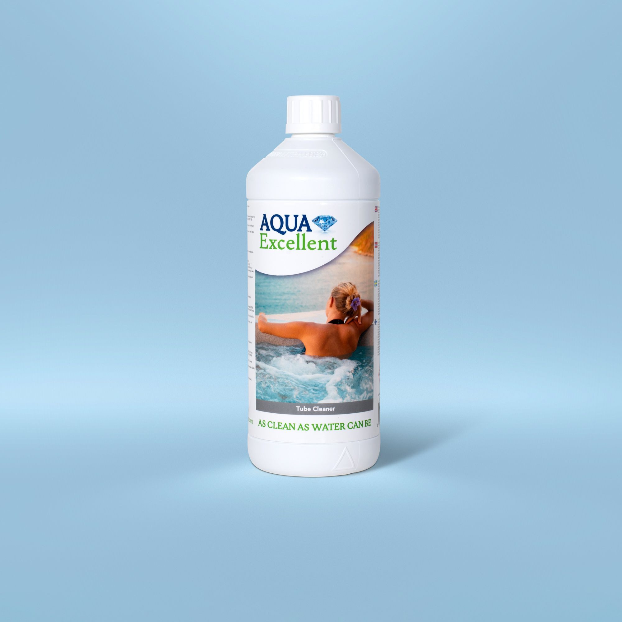 BRAST Pool-Reinigungsset Aqua Excellence Tube Cleaner Rohrreinigungssystem 1L Whirlpools, 1 Liter