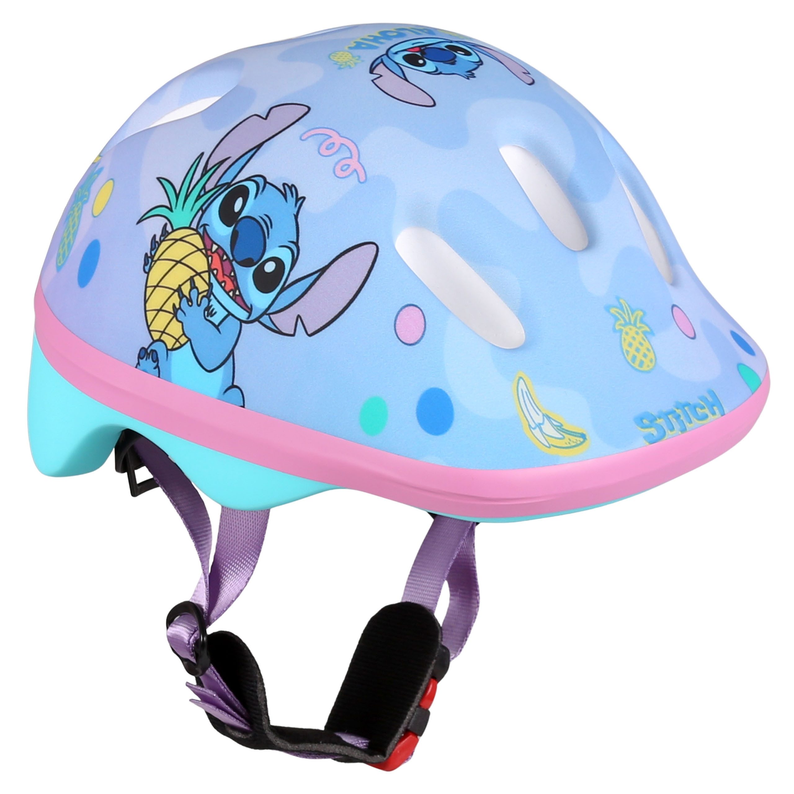 Disney Kinderfahrradhelm DISNEY Stitch Blauer Kinderfahrradhelm, für Mädchen,44-48 cm