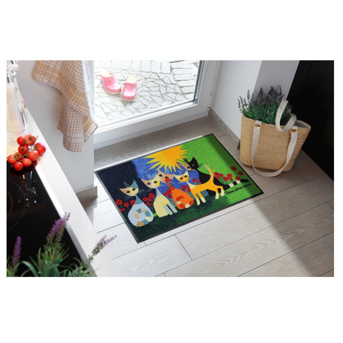 Salonloewe Fußmatte Fußmatte 50x75 Una Bella Compagnia, Eingangsmatte normal, Höhe: 500 mm