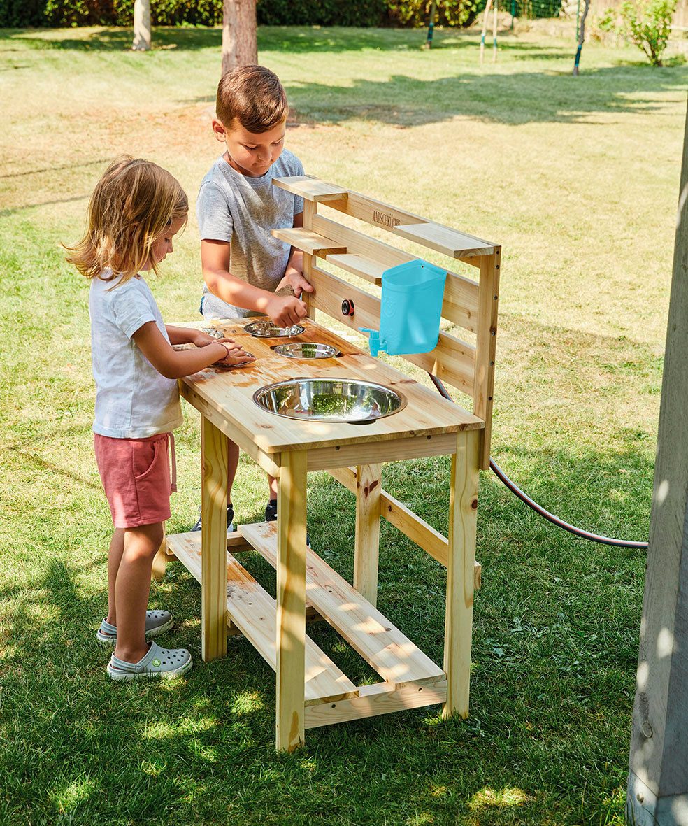 Happy People Outdoor-Spielküche Holz, Metall