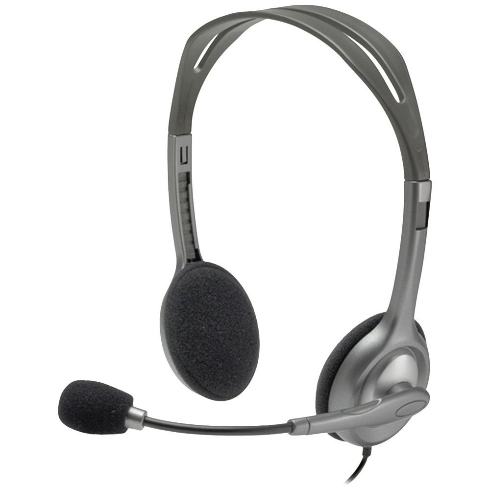 Logitech H111 Kopfhörer (Freisprechfunktion, Voice Assistant, nicht vorhanden)