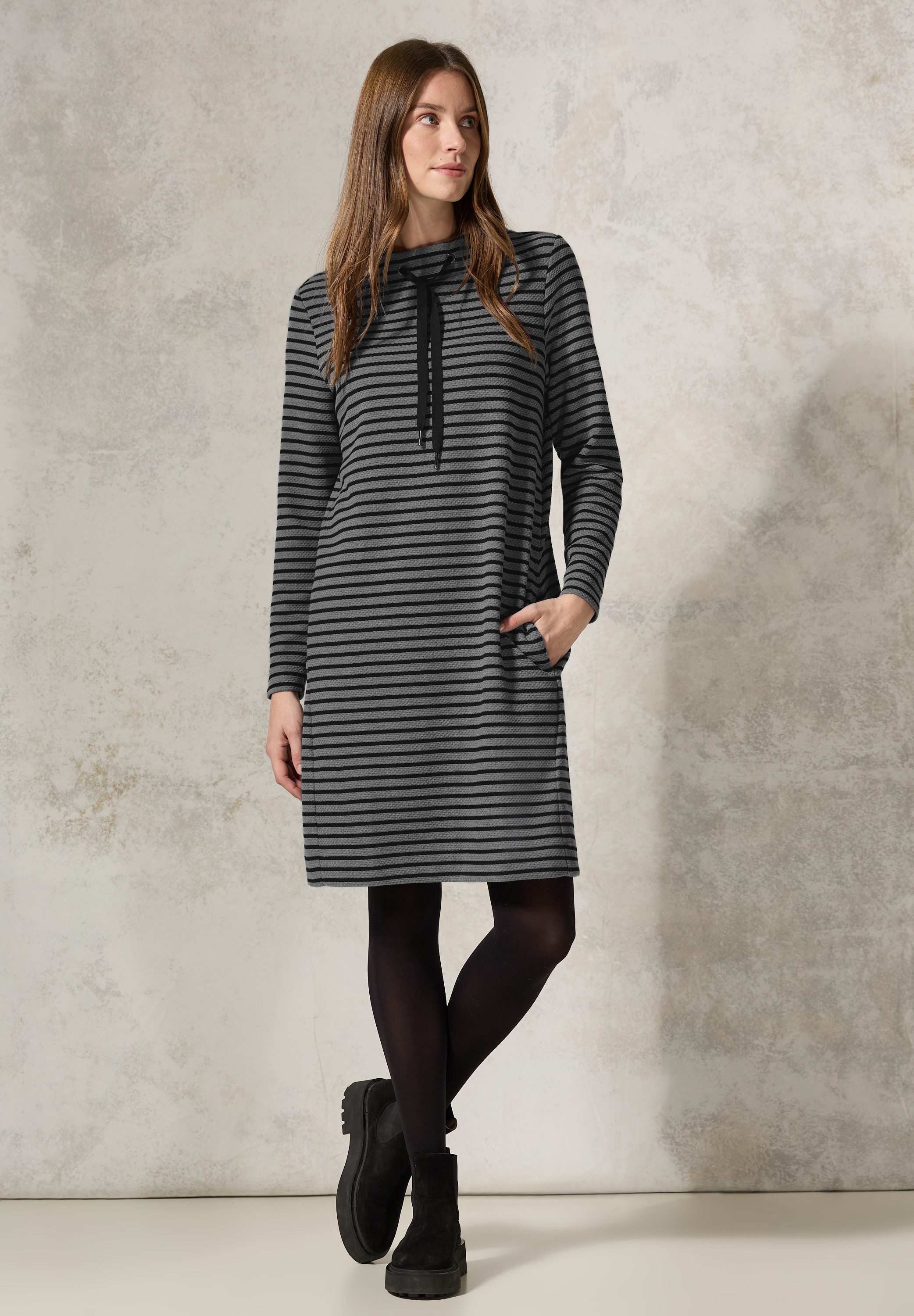 CECIL Sweatkleid knielang