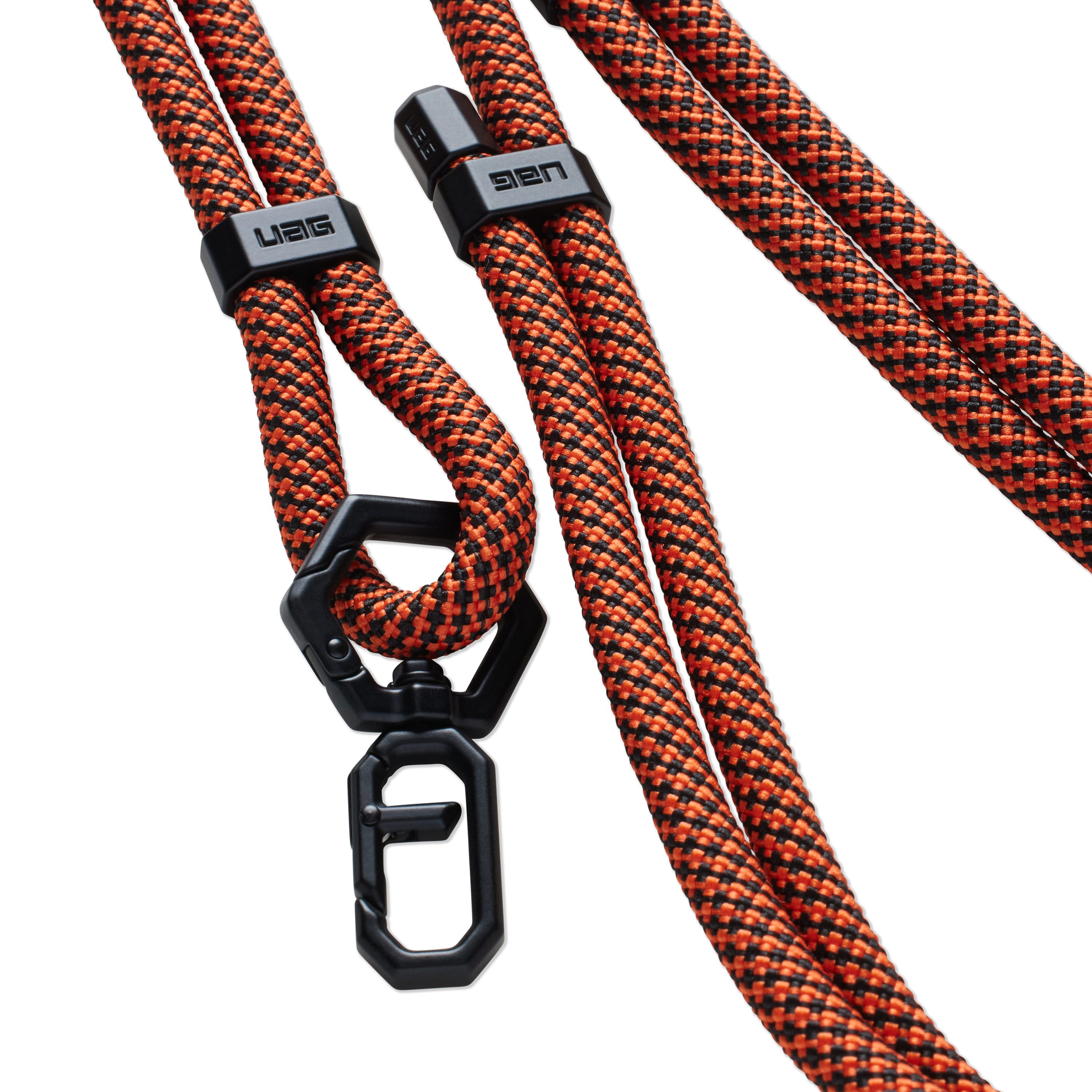 Urban Armor Gear Handykette Cross-Body Lanyard, Einstellbare Länge bis 1,6m, Drehbarer Karabinerhaken, 7mm Durchmesser