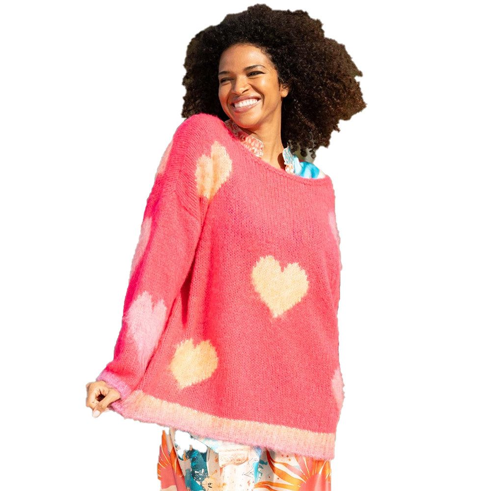 Miss Goodlife В'язані светри Miss Goodlife В'язані светри mit Herzen, Pink MG9273