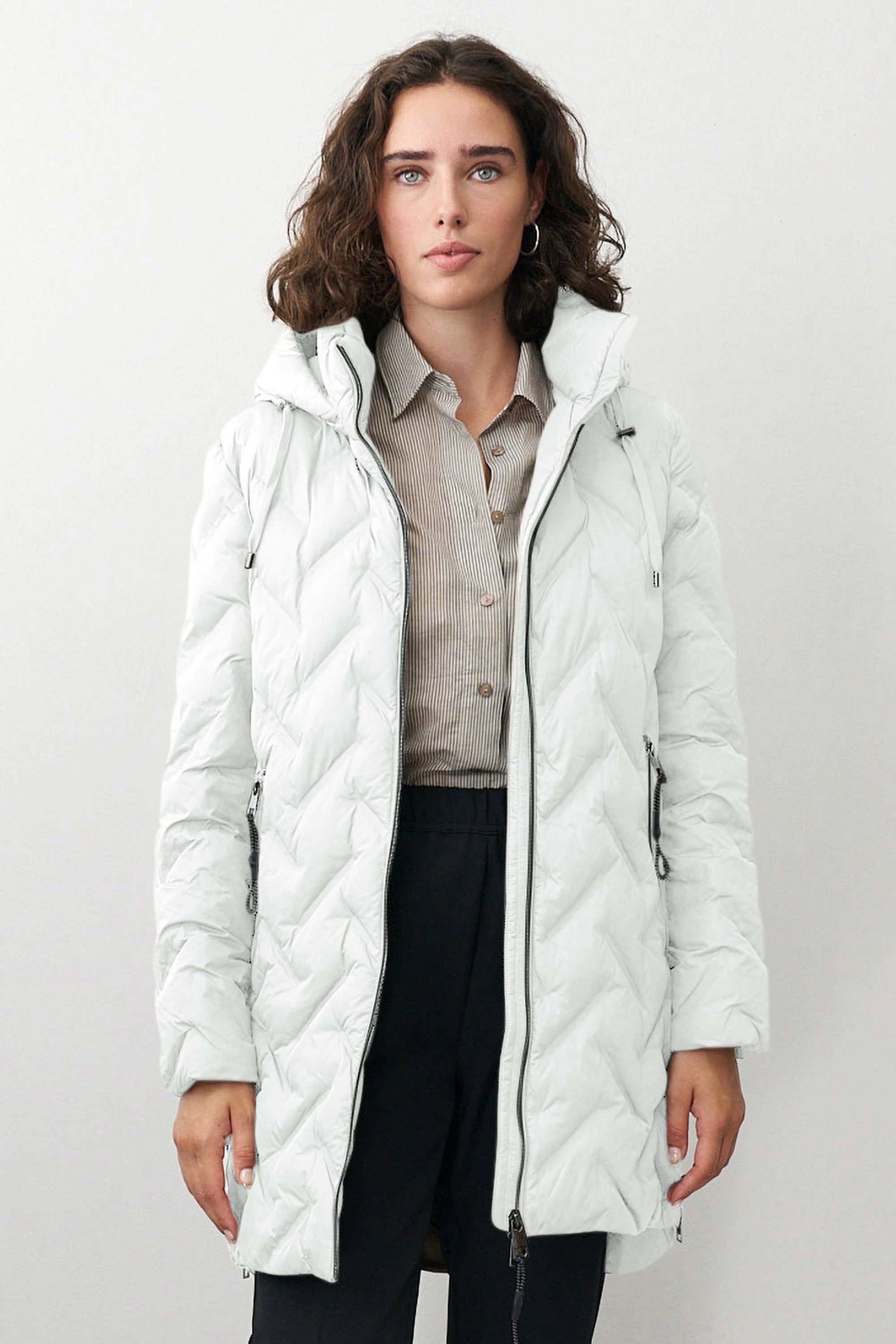 Barbara Lebek Steppmantel warmer Damenmantel oder Wintermantel mit abnehmba günstig online kaufen