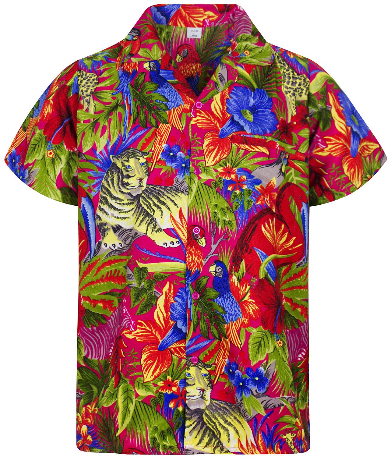 King Kameha Hawaiihemd Jungle Funky Hawaii-Hemd günstig online kaufen