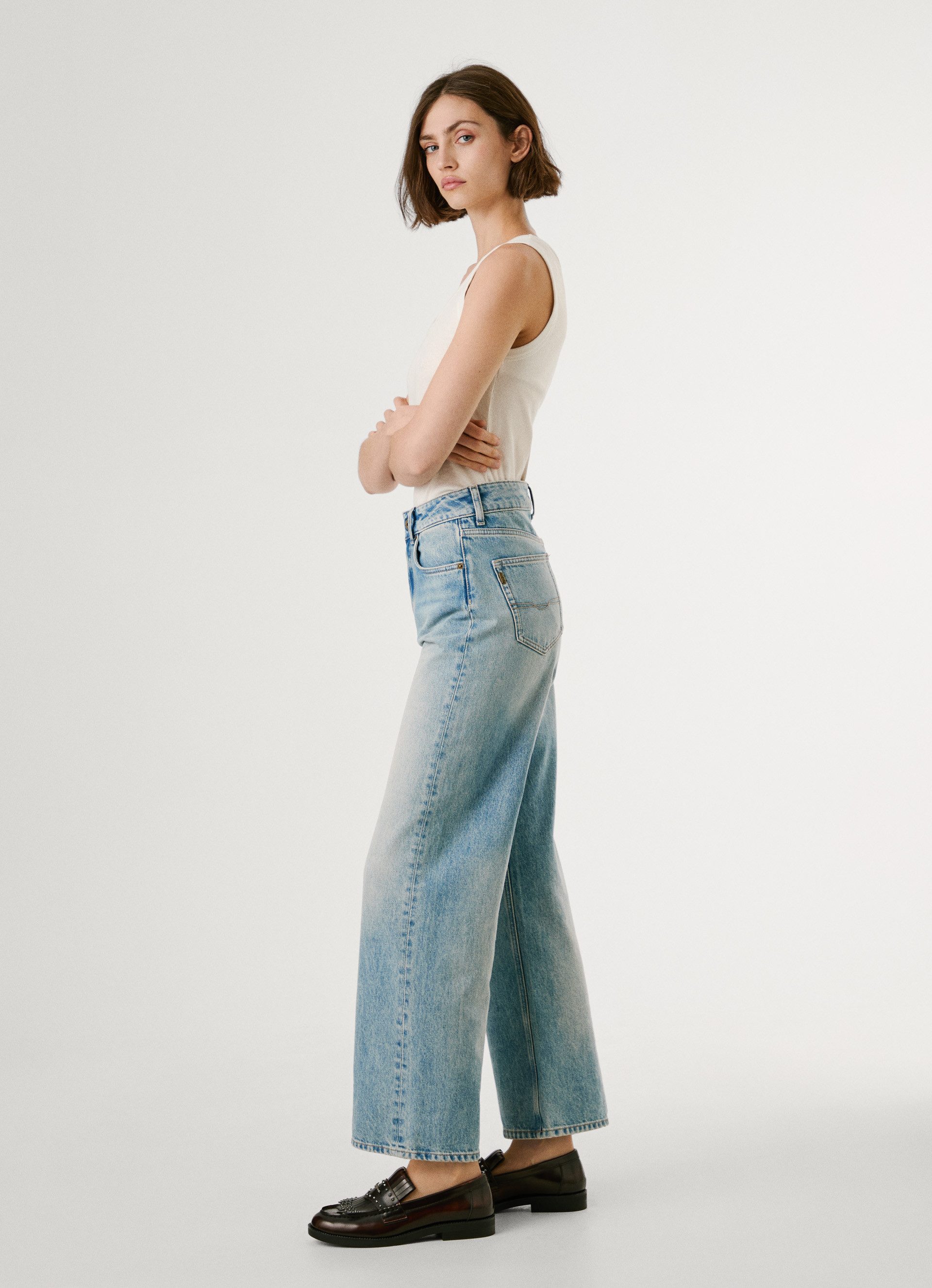 Pepe Jeans Straight-Jeans UHW – Ultra High Waist mit hohem Bund