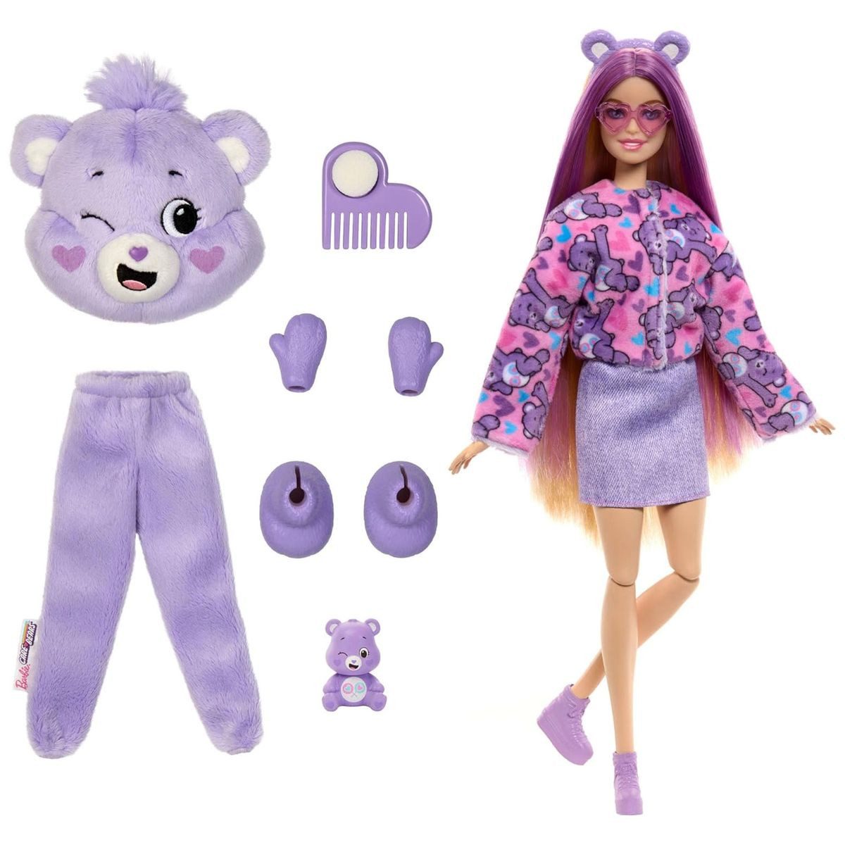 Mattel® Puppen Accessoires-Set MattelJCN94-Barbie-CutieReveal-Glücksbärchis günstig online kaufen