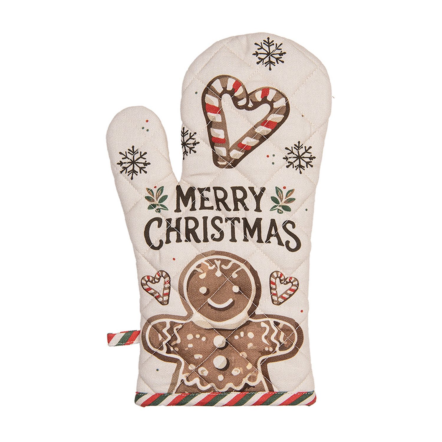 Clayre & Eef Topfhandschuhe Classic Gingerbread Magic, (2-tlg., 2-teilig), günstig online kaufen