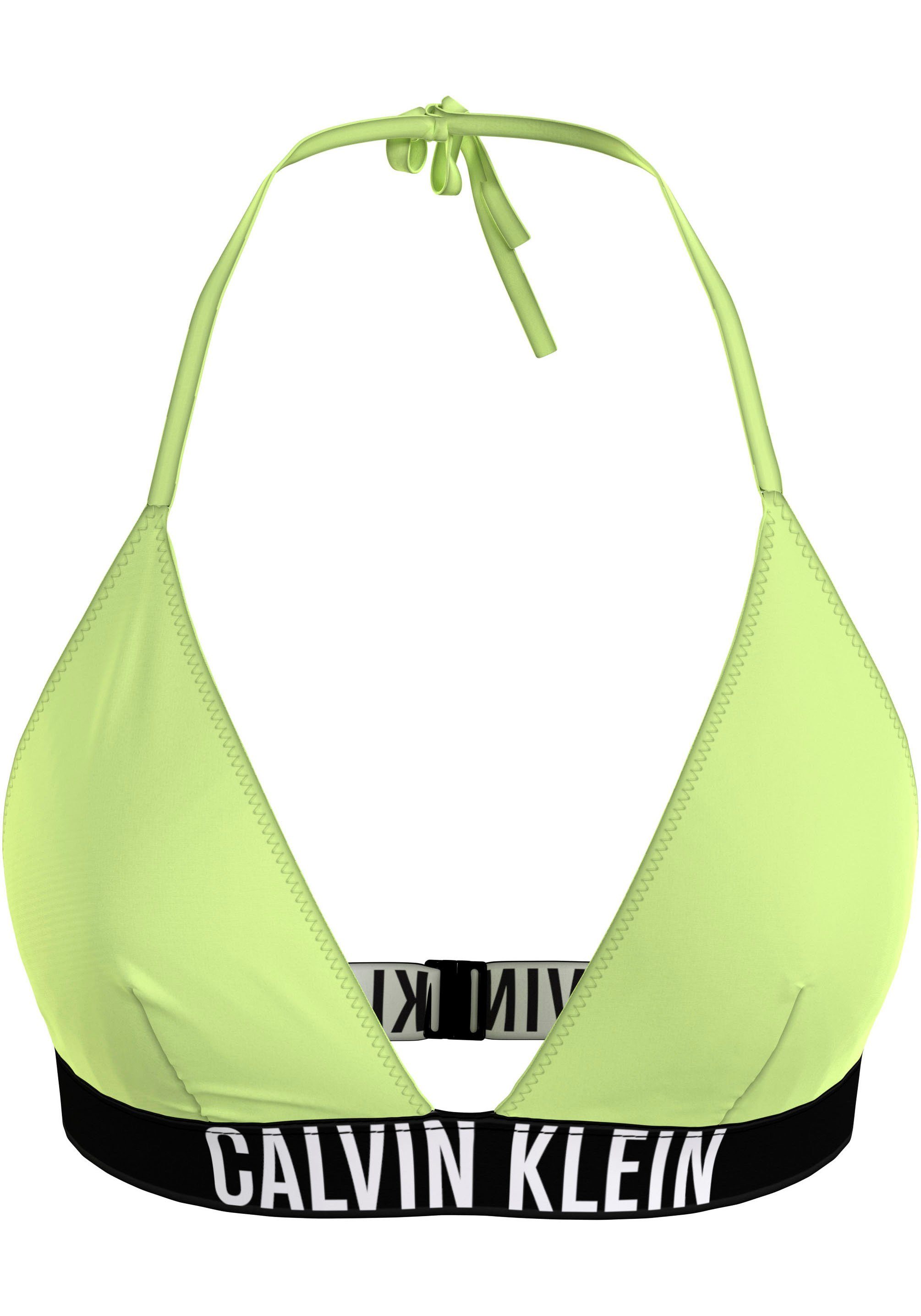 Triangel-Bikini-Top Swimwear TRIANGLE-RP, Klein Logobund mit Calvin