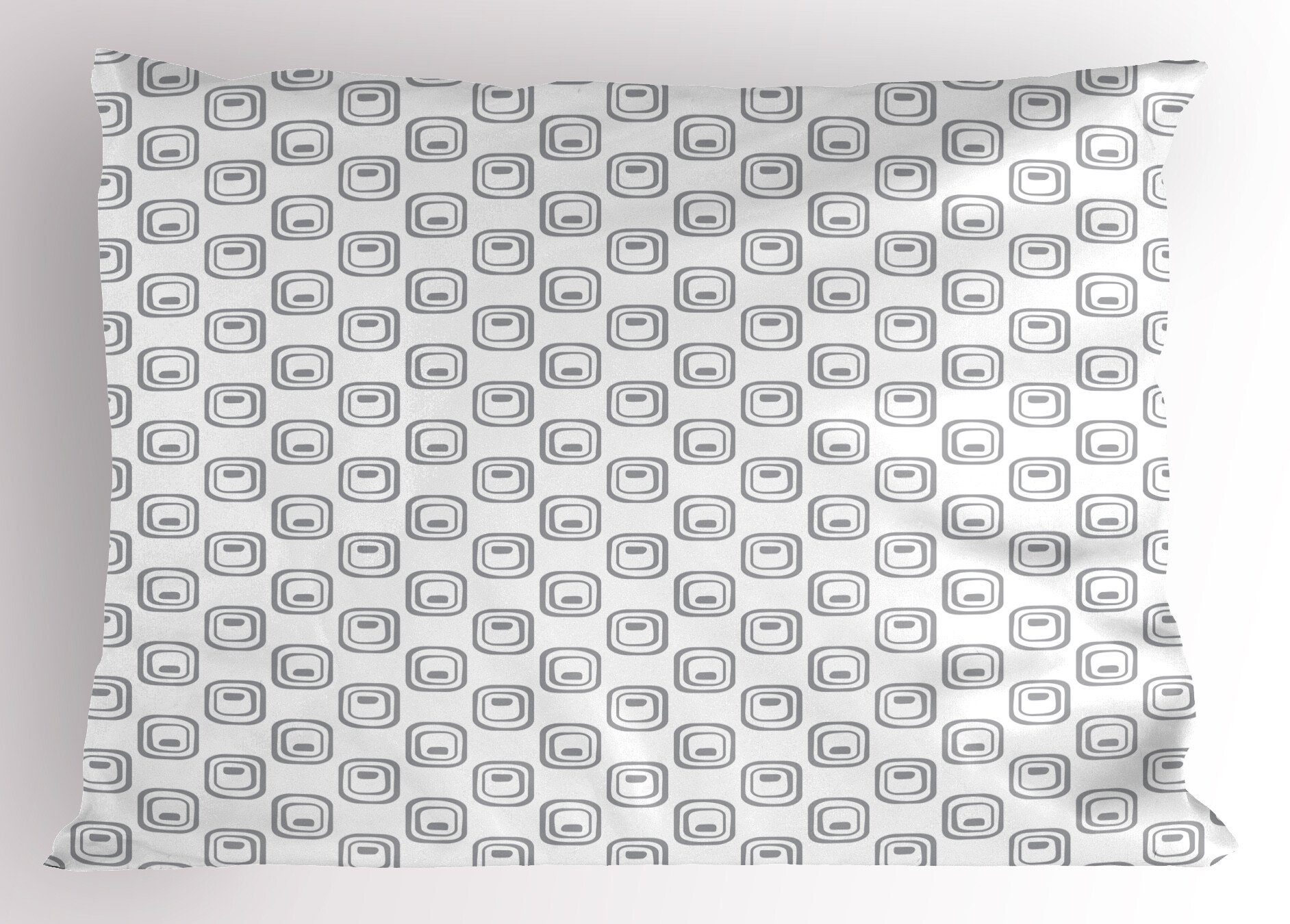 Gedämpfte Graustufen- Abstrakt Kissenbezug, Forms Size Gedruckter Tone Stück), (1 Standard Dekorativer King Abakuhaus Kissenbezüge