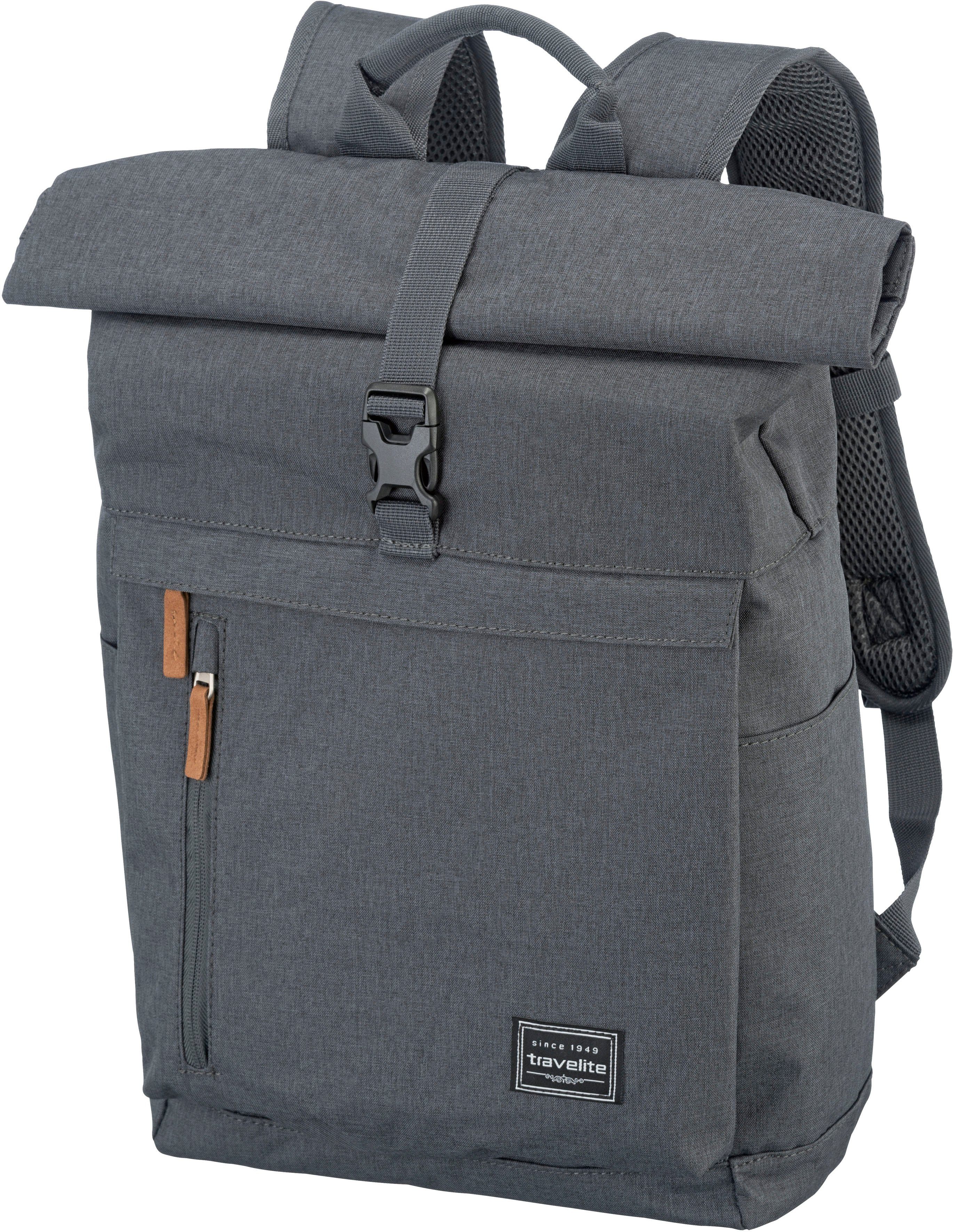 Daypack viel travelite Rollup Stauraum BASICS mit Rucksack, anthrazit