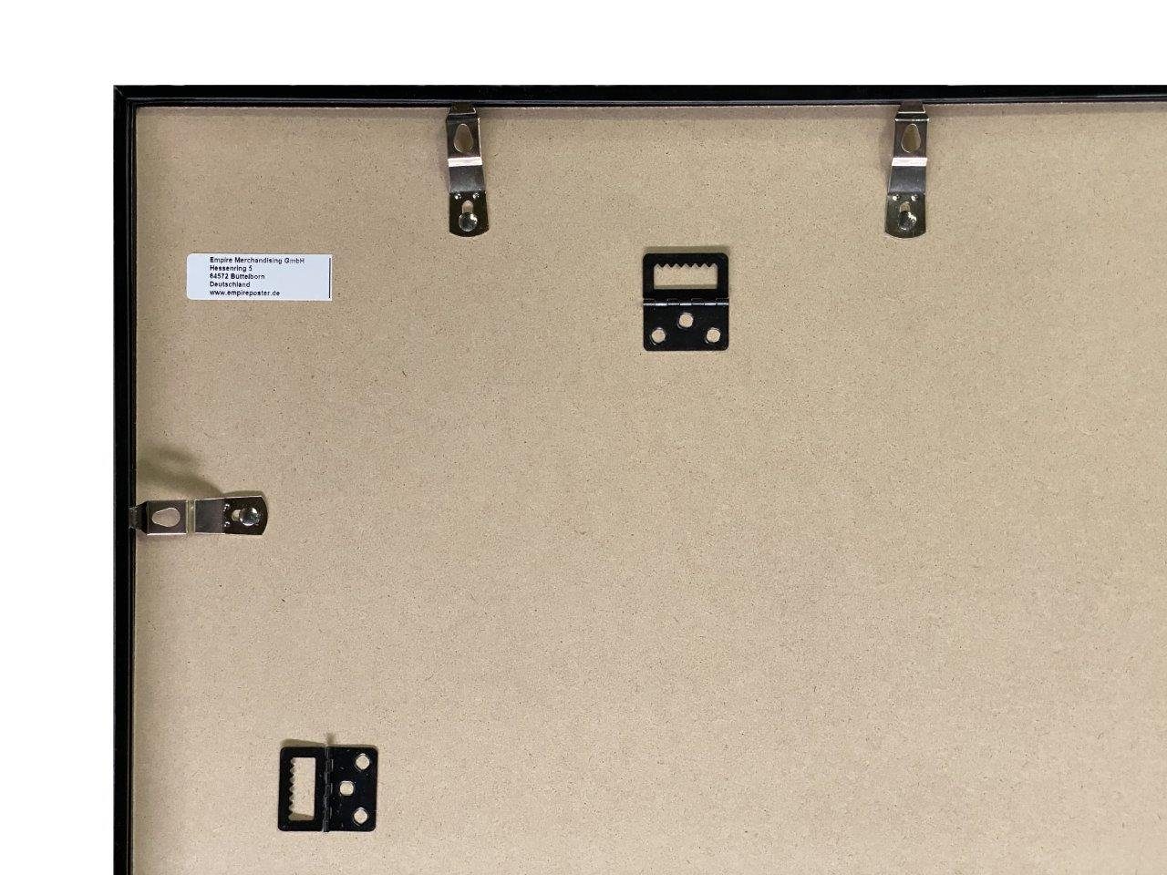empireposter Rahmen Posterrahmen Wechselrahmen Shinsuke® 61x91,5cm, Maxi-Poster Acryl-Scheibe 15mm mit Farbe rosa Profil: Kunststoff