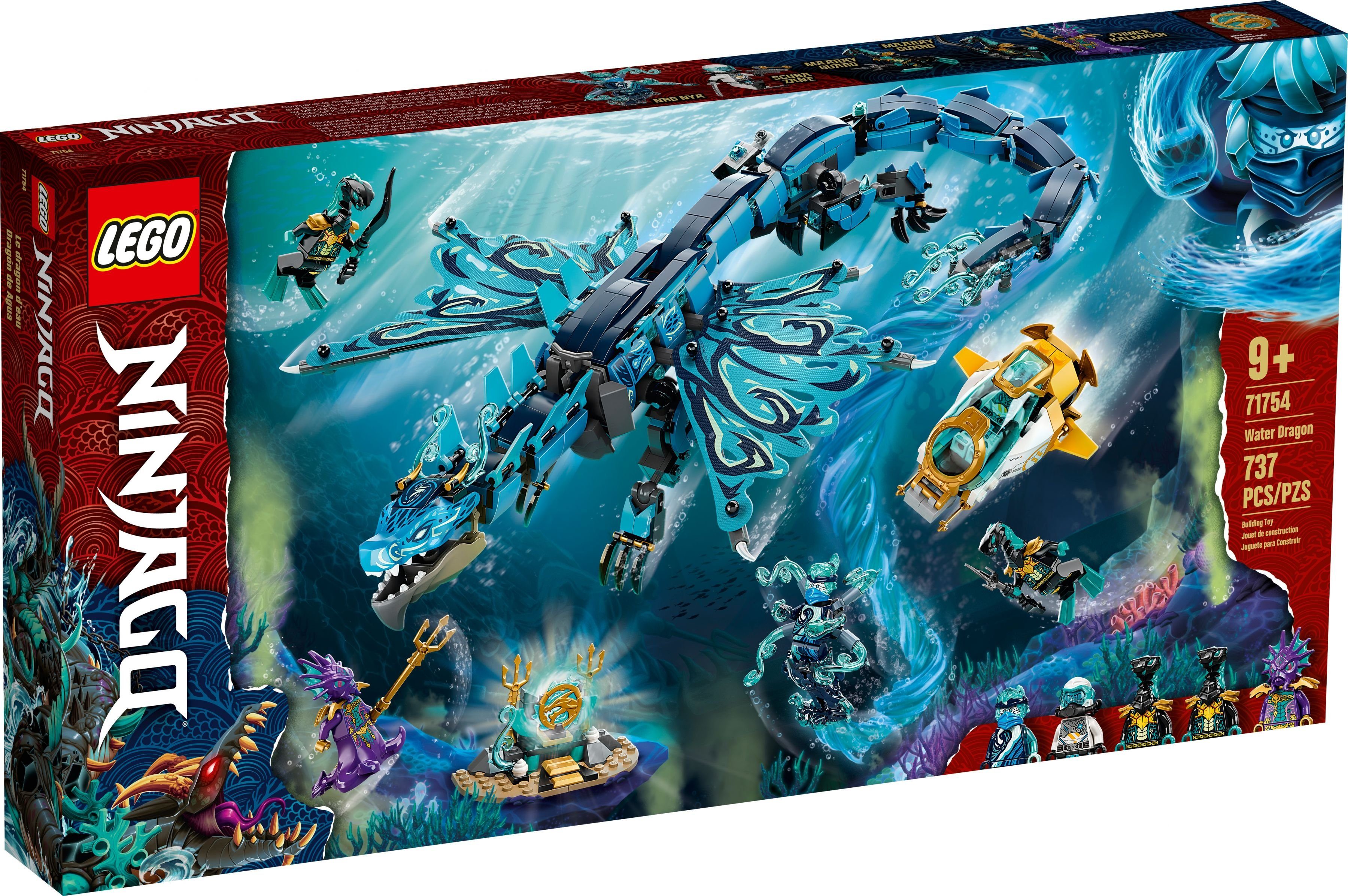 LEGO® LEGO® Ninjago 71754 Wasserdrache Konstruktionsspielsteine, (737 St) günstig online kaufen