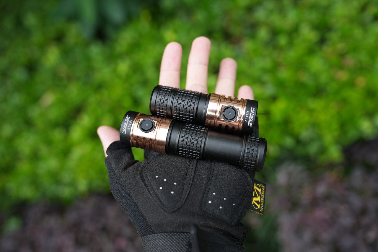 Manker Handleuchte E14 IV NW EDC für 1x 18350er Akku 4x NICHIA 519A LED - NW 4000K - (1-St)