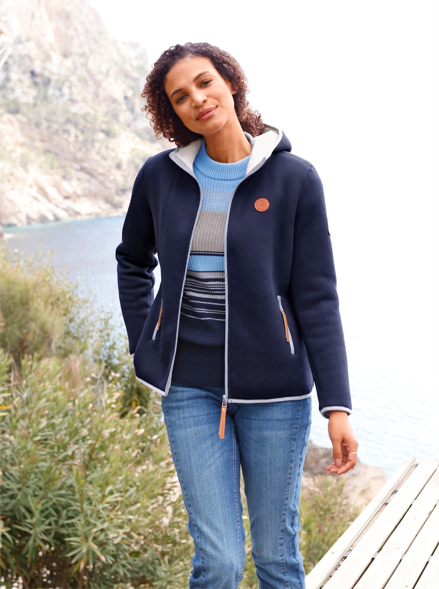 Witt Fleecejacke Strickfleece-Jacke günstig online kaufen