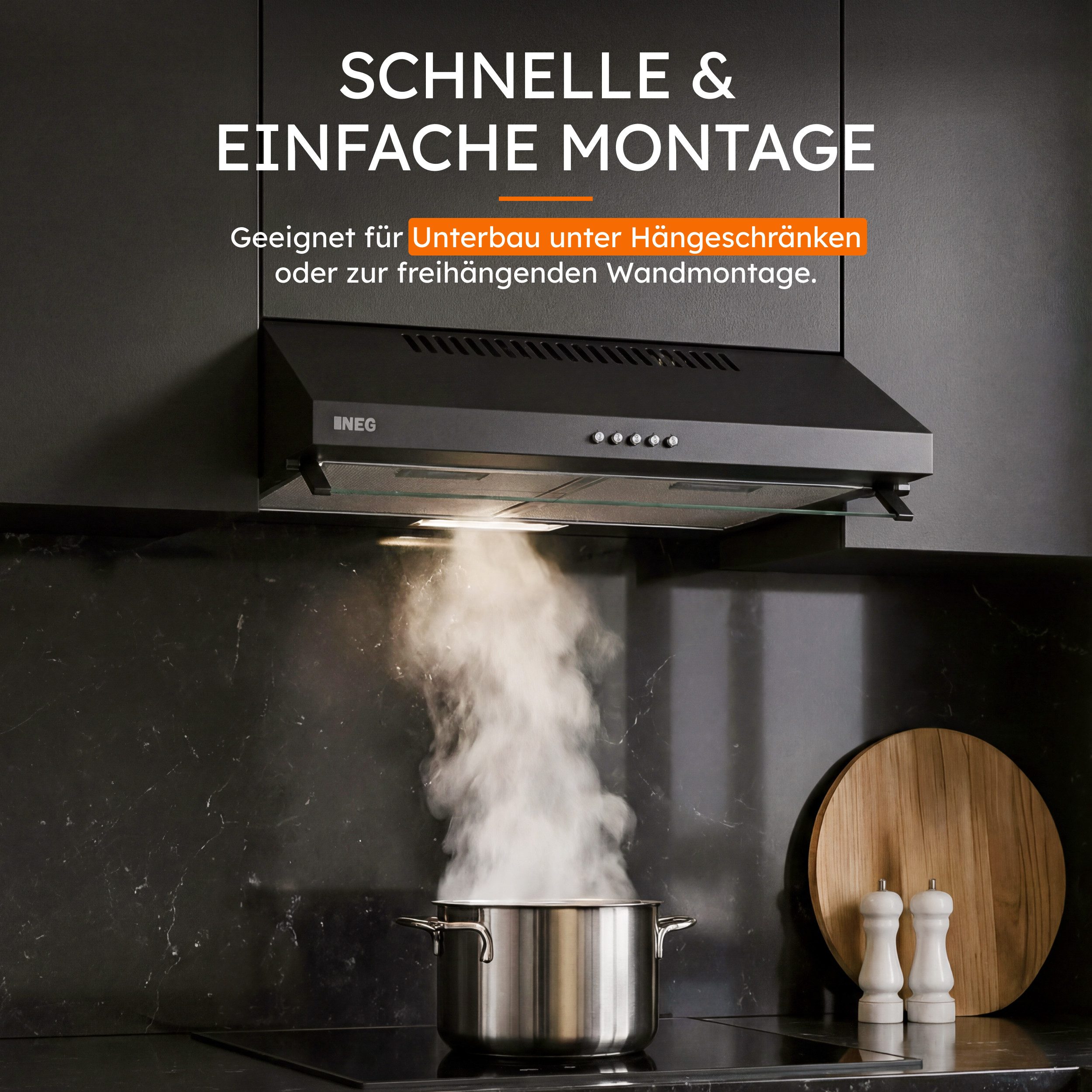 NEG Unterbauhaube Doppelmotor Dunstabzugshaube NEG15-AT+ Serie NEG15 Doppelmotor Dunstabzugshaube NEG15-AT+