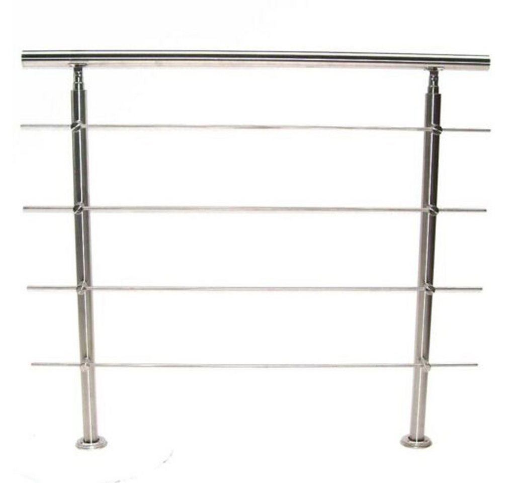 Thumbnail - Apex Treppengeländer Edelstahl Treppengeländer 160 Handlauf Geländer Balkongeländer 4 57216, 1630 cm Länge