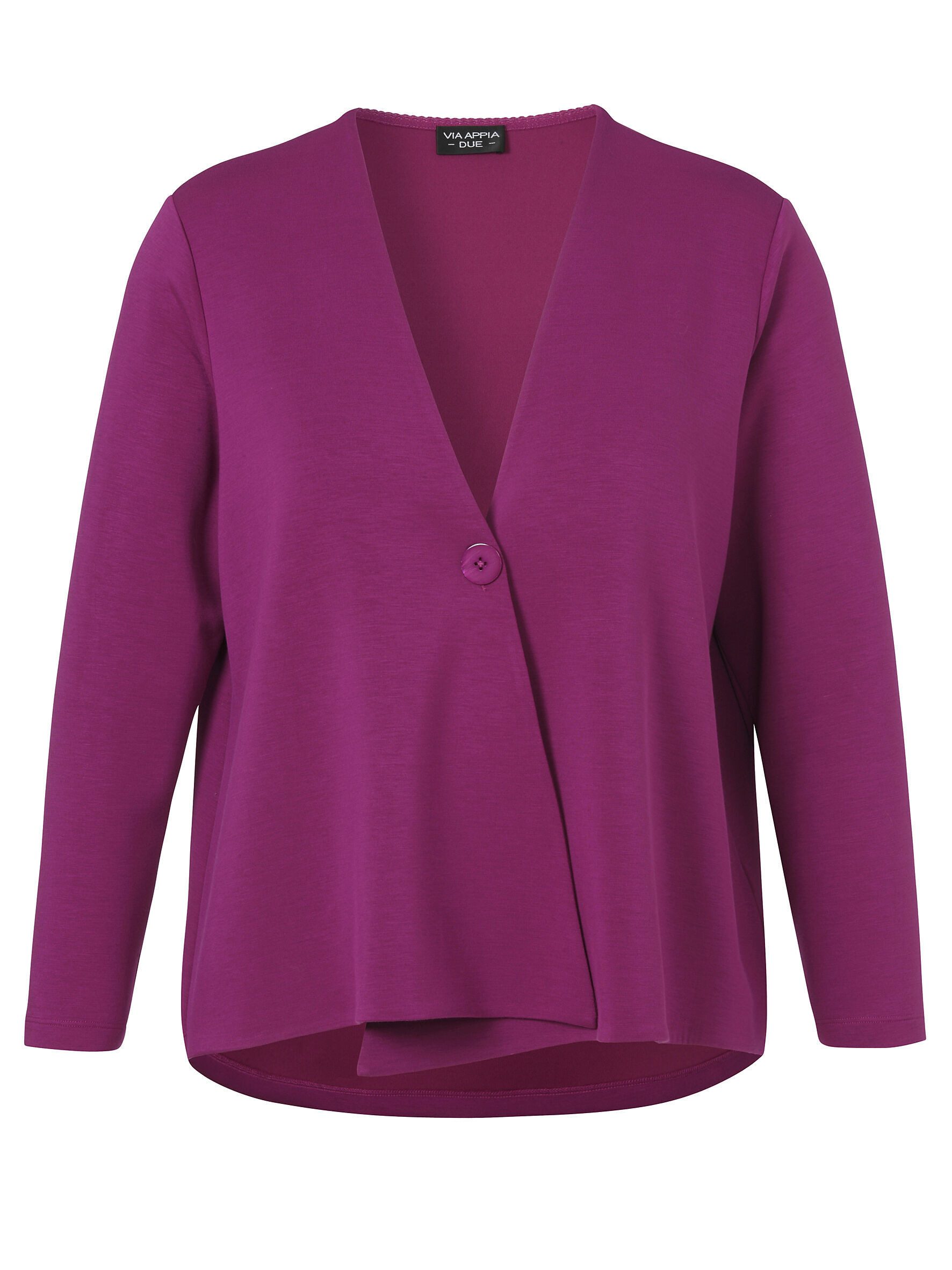 VIA APPIA DUE Strickjacke mit überlappenden günstig online kaufen