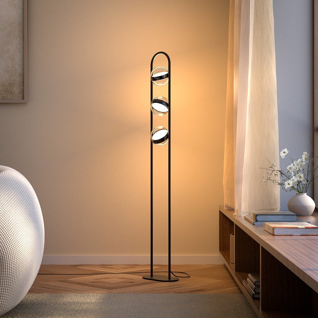 Neona LED Deckenleuchte VIVA, Dimmbar per Fußschalter, LED fest integriert, Warmweiß