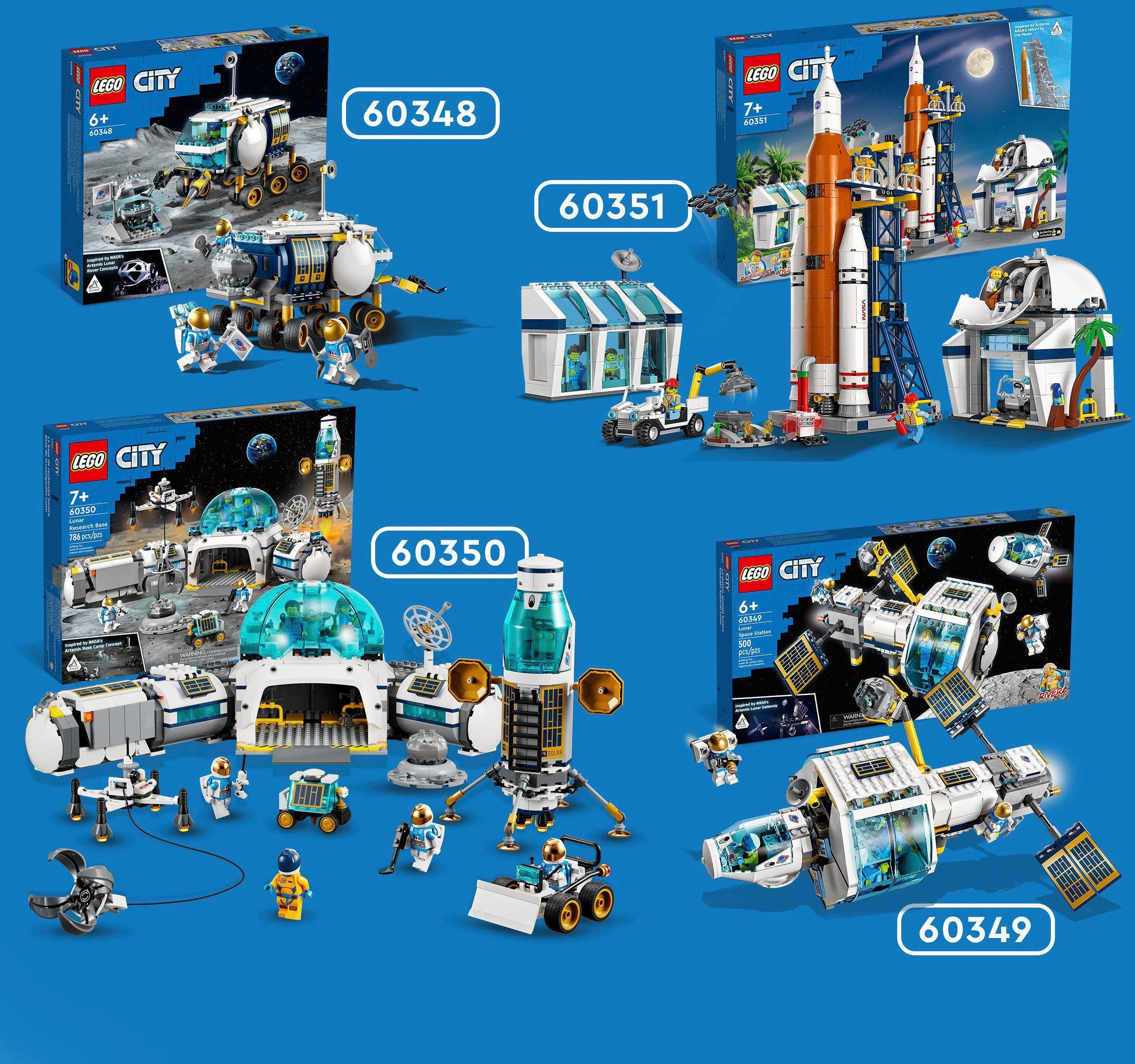 City, Konstruktionsspielsteine in Europe Raumfahrtzentrum (1010 Licht; mit LEGO® (60351), Made St), LEGO®