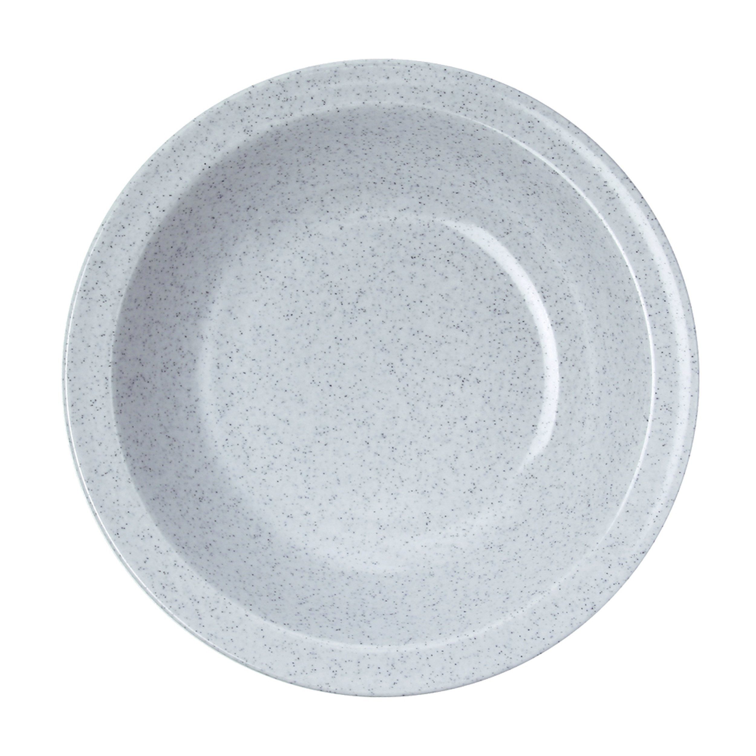 Suppenteller WACA Melamin Teller tief 600ml granit stapelbar outdoor
