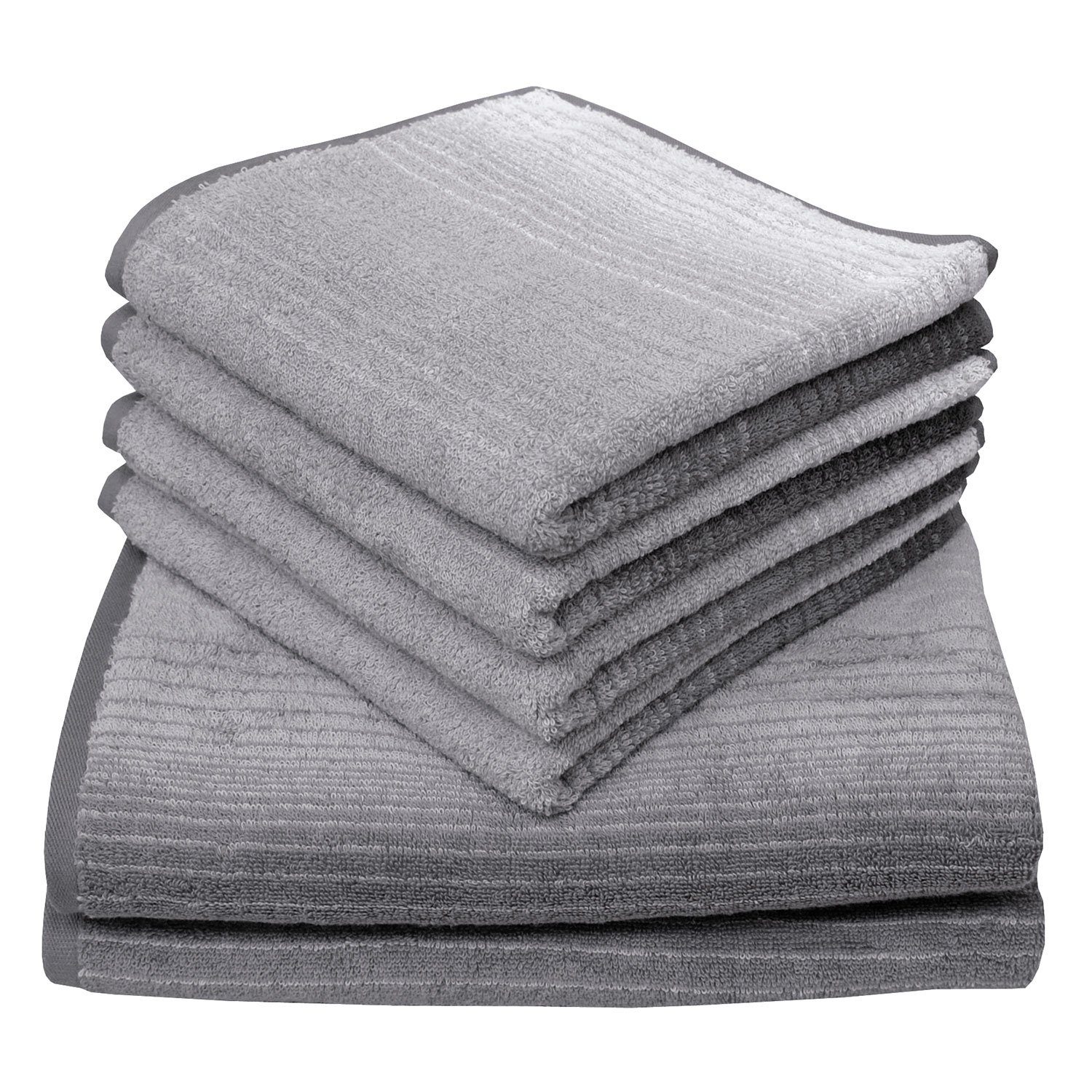 Dyckhoff Handtuch Bio Handtuch "Colori", Jacquard, günstig online kaufen