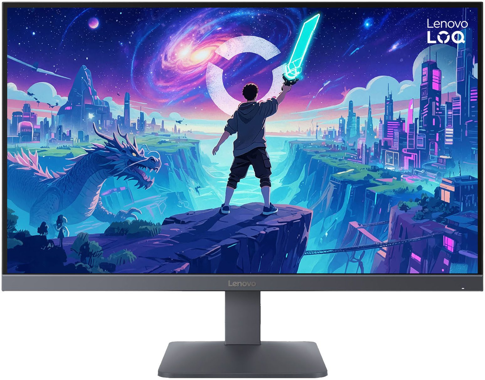 Lenovo LOQ 27Q-10#G26270QR0# Gaming-LED-Monitor (68 cm/27 ", 2560 x 1440 px, Quad HD, 1, 4, 0,5 ms Reaktionszeit, 180 Hz, IPS-LED)
