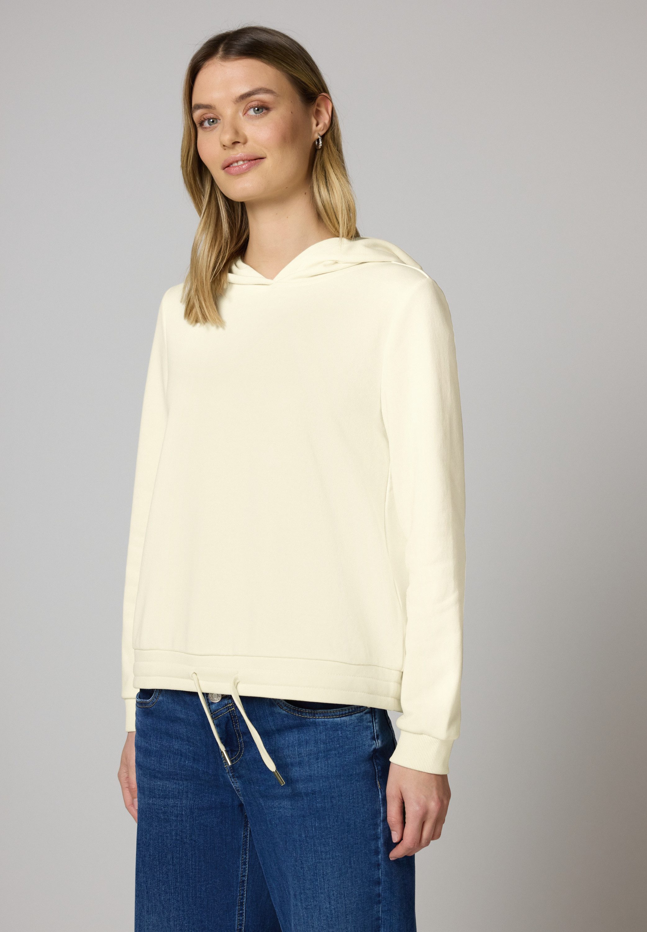 STREET ONE Sweatshirt in Unifarbe