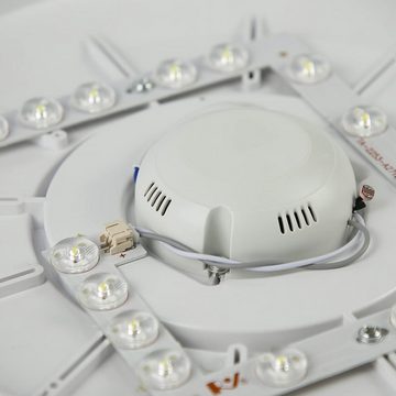ZMH LED Deckenleuchte mit Bewegungsmelder Innen Deckenlampe I 15W Flurlampe 4000K, Neutralweiß, IP44 Wasserfest, Bewegunsmelder