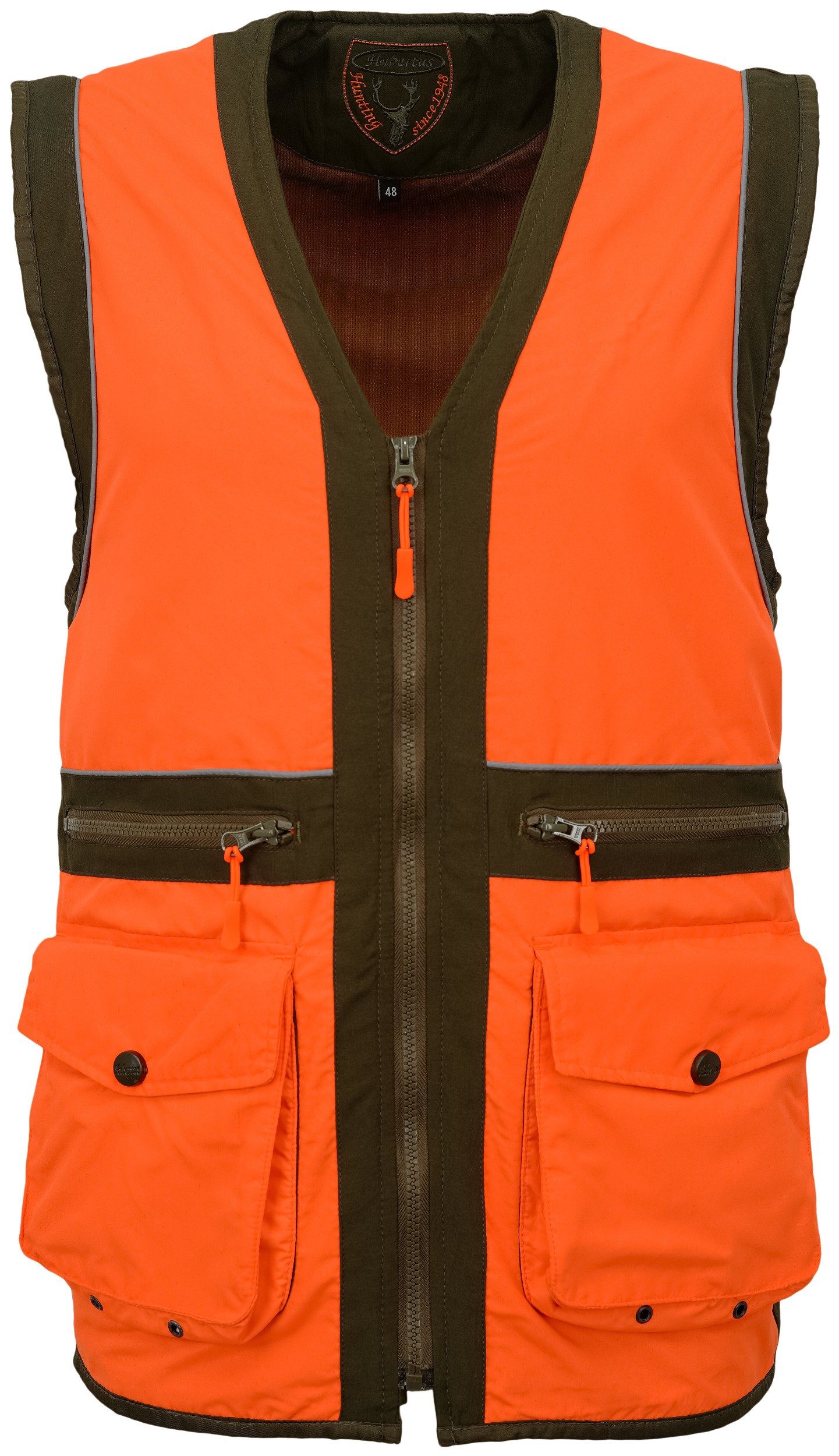 Hubertus® Hunting Jagdweste Multifunktions-Warnweste Jagdweste signalorange von Oefele Jagd NEU