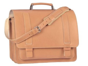 Ruitertassen Aktentasche Classic, 42 cm Lehrertasche mit 3 Fächern, Schultasche, rustikales Leder