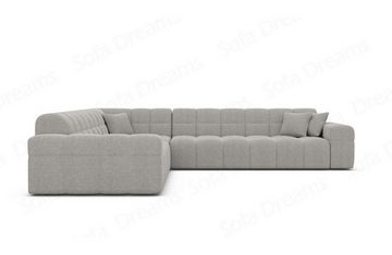 Sofa Dreams Ecksofa Stoff Polsterecksofa Modern Eckcouch Ibiza L Form Samtsofa Luxus Sofa, Loungesofa