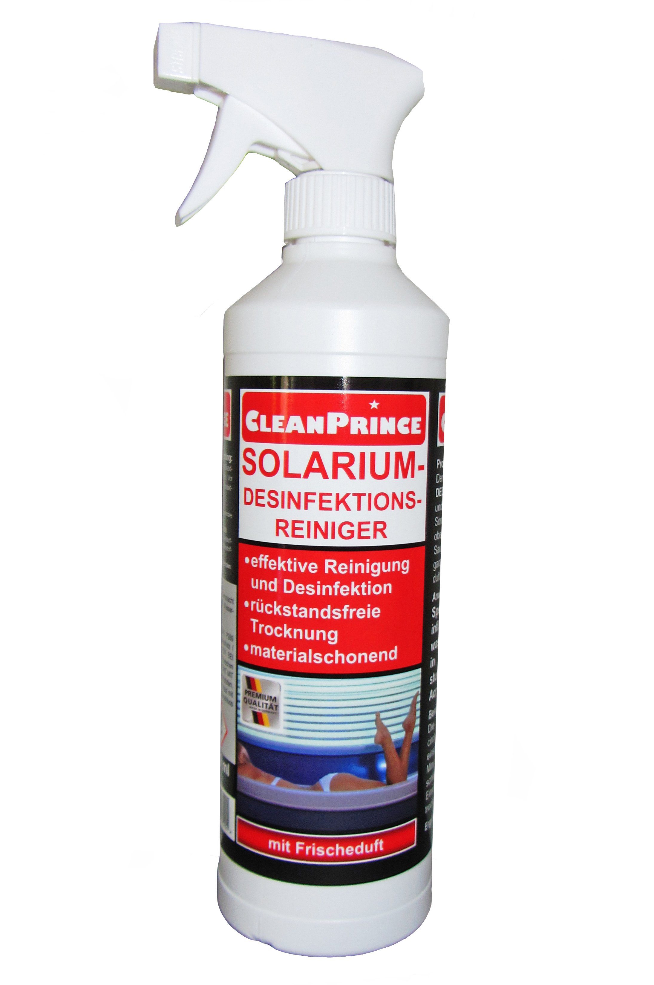 Solariumreiniger CP400500, Reinigung & Desinfektion materialschonend Oberflächen-Desinfektionsmittel
