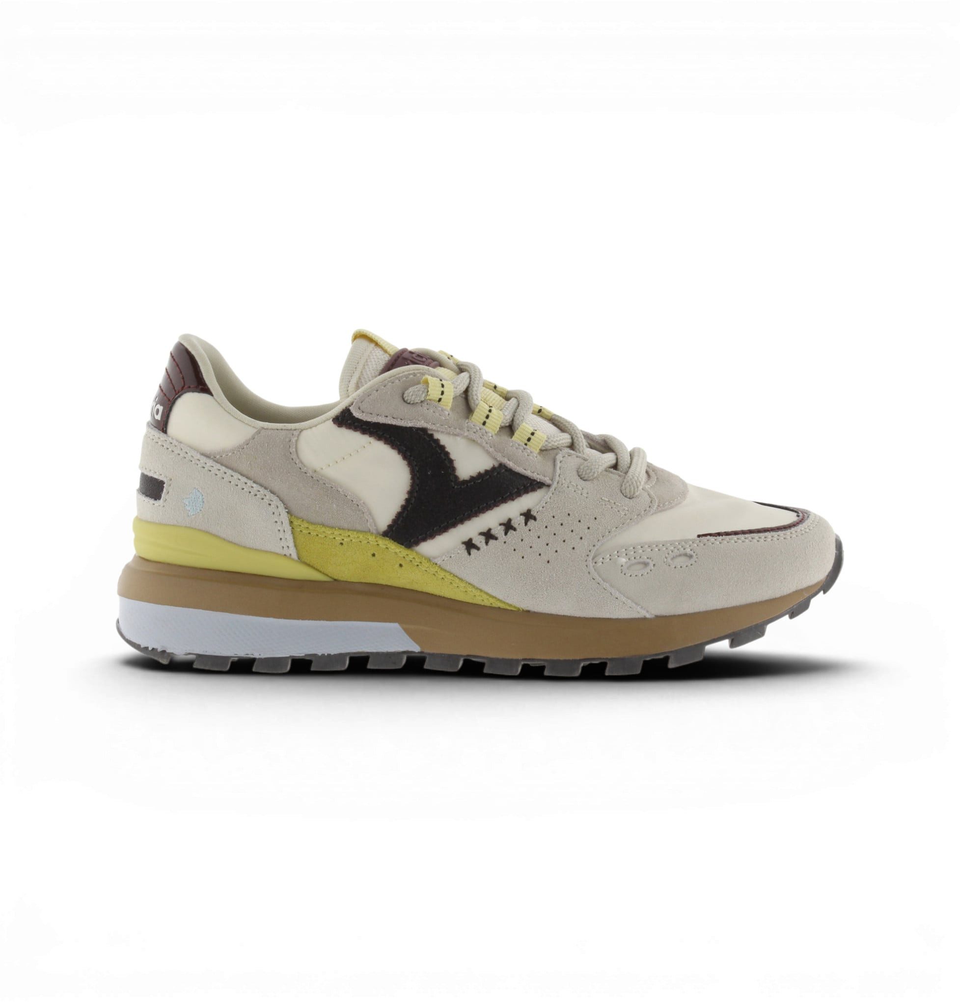 Victoria Luna (Nylon/Velourleder) - beige Damen Sneaker