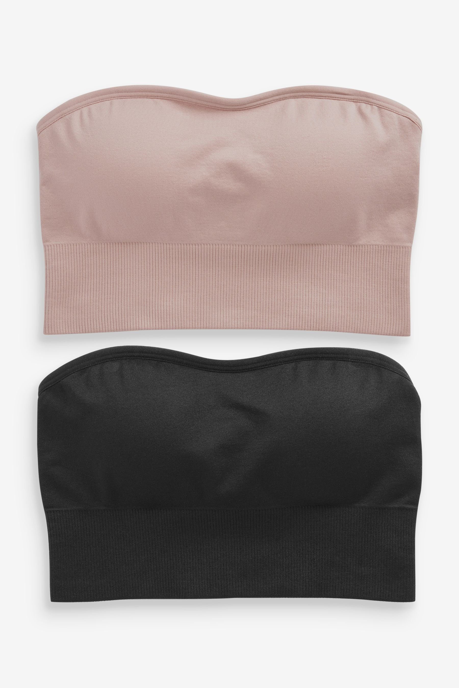 Next Bandeau-BH Nahtfreie Bandeau-BHs, 2er-Pack (2-tlg)