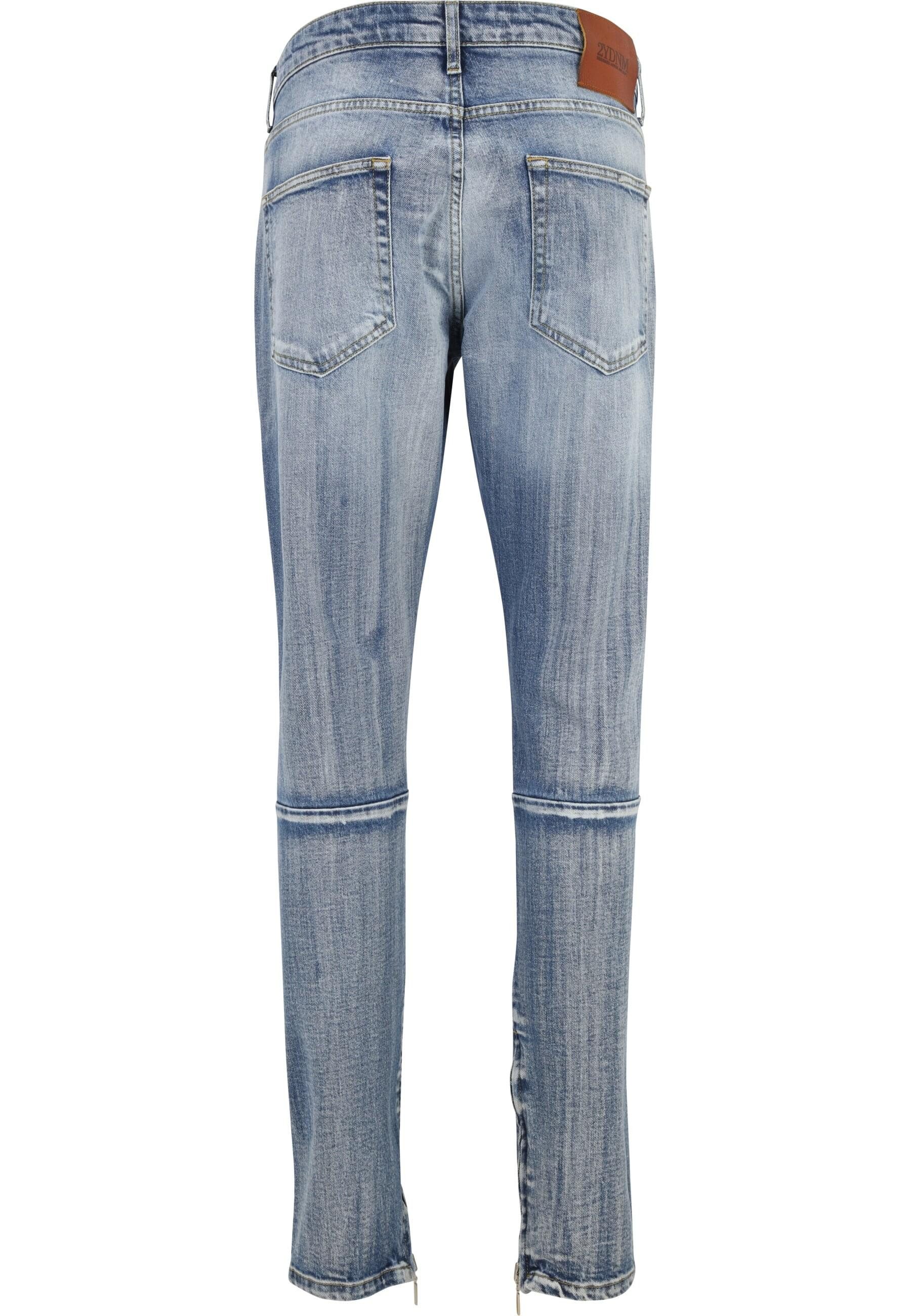 2Y Studios Bequeme Jeans 2Y Studios Herren 2Y Destroyed Straight Fit Jeans günstig online kaufen