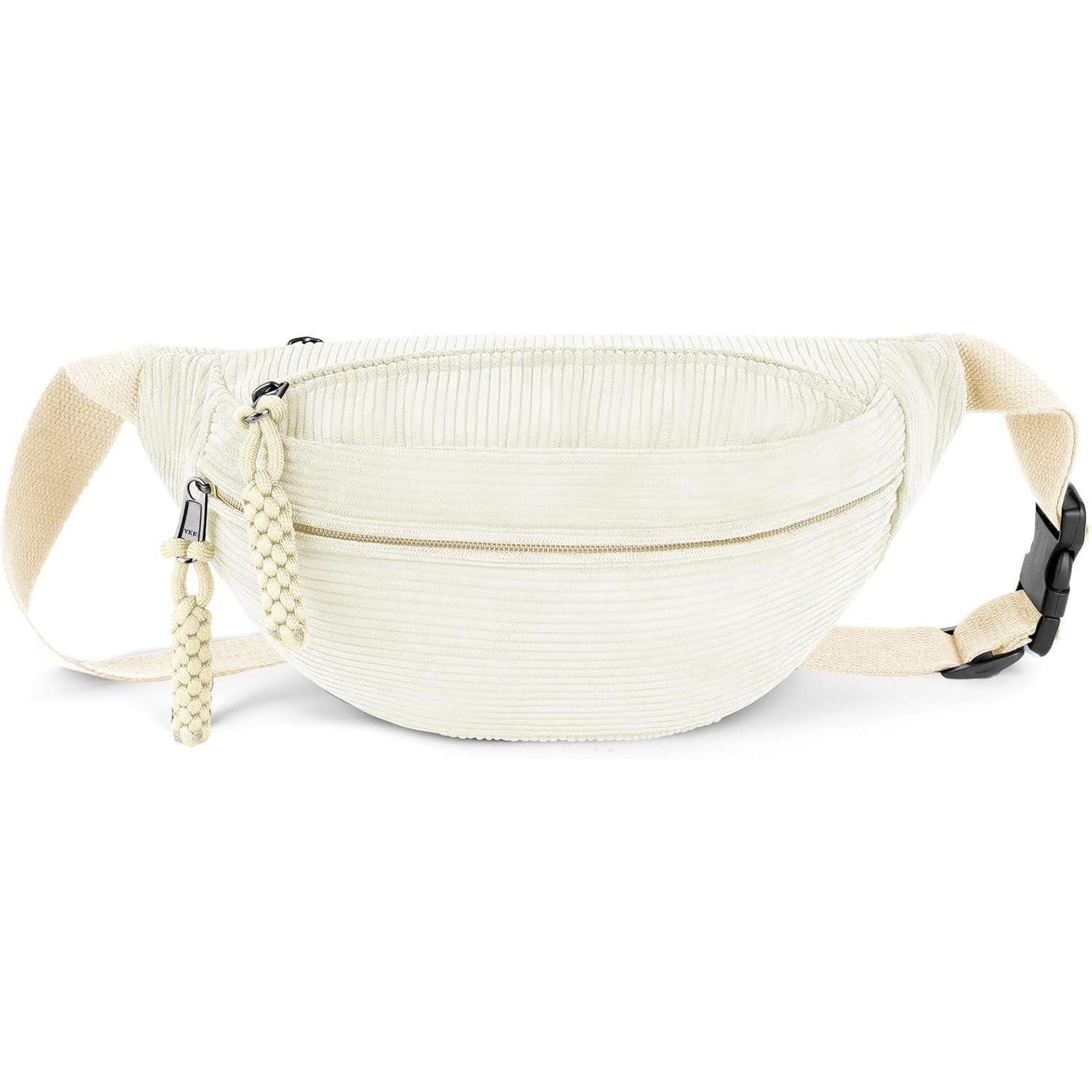 Bauchtasche Umhängetasche Damen Cord Bauchtasche Gürteltasche Klein Crossbody Bag