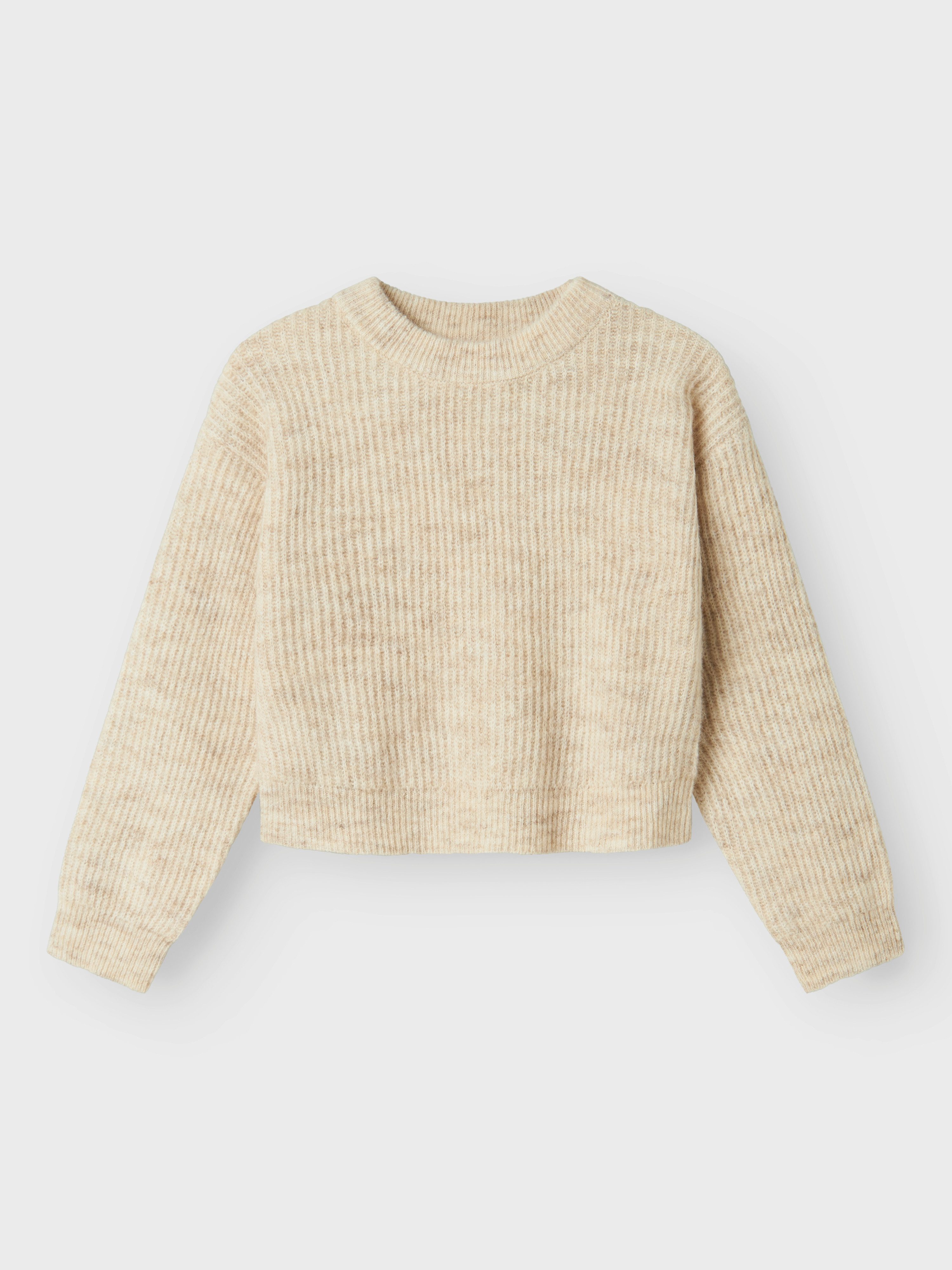 Name It Strickpullover NKFHOLLY LS BOXY SHORT KNIT NOOS