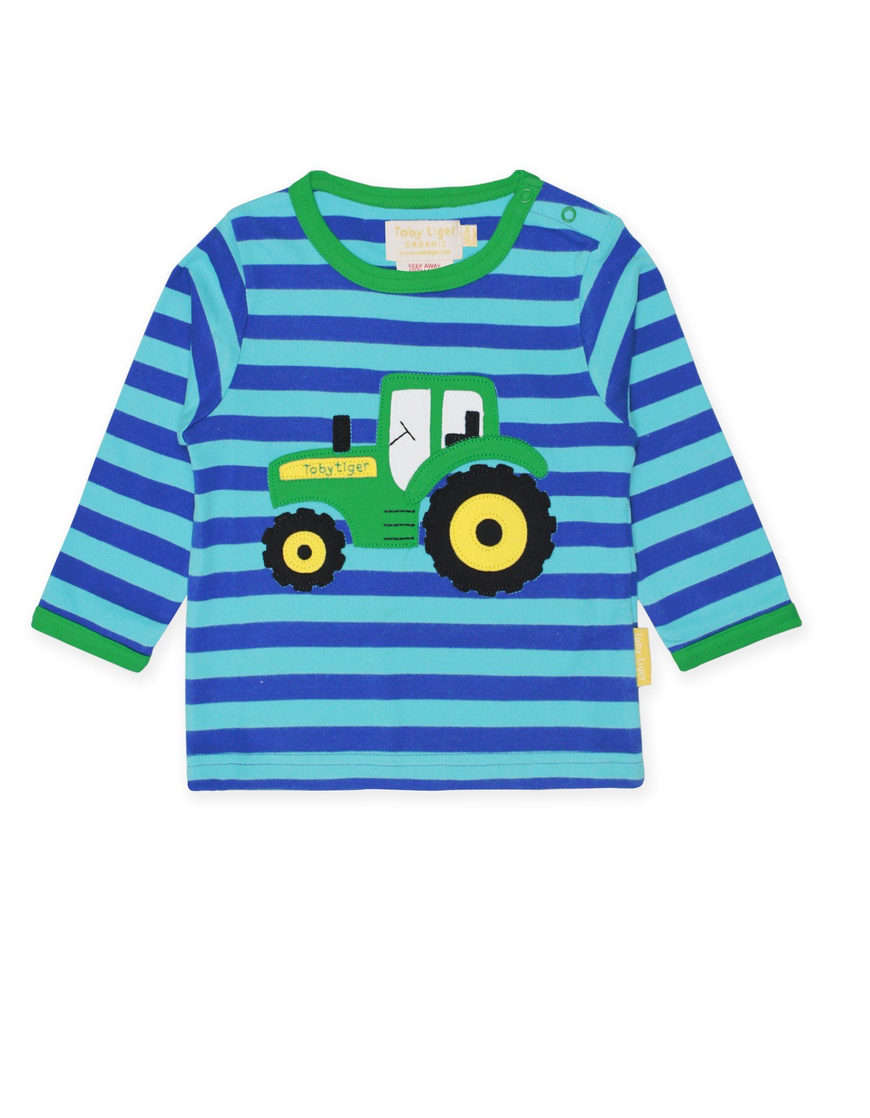 Toby Tiger Langarmshirt mit Traktor Applikation Langarmshirt