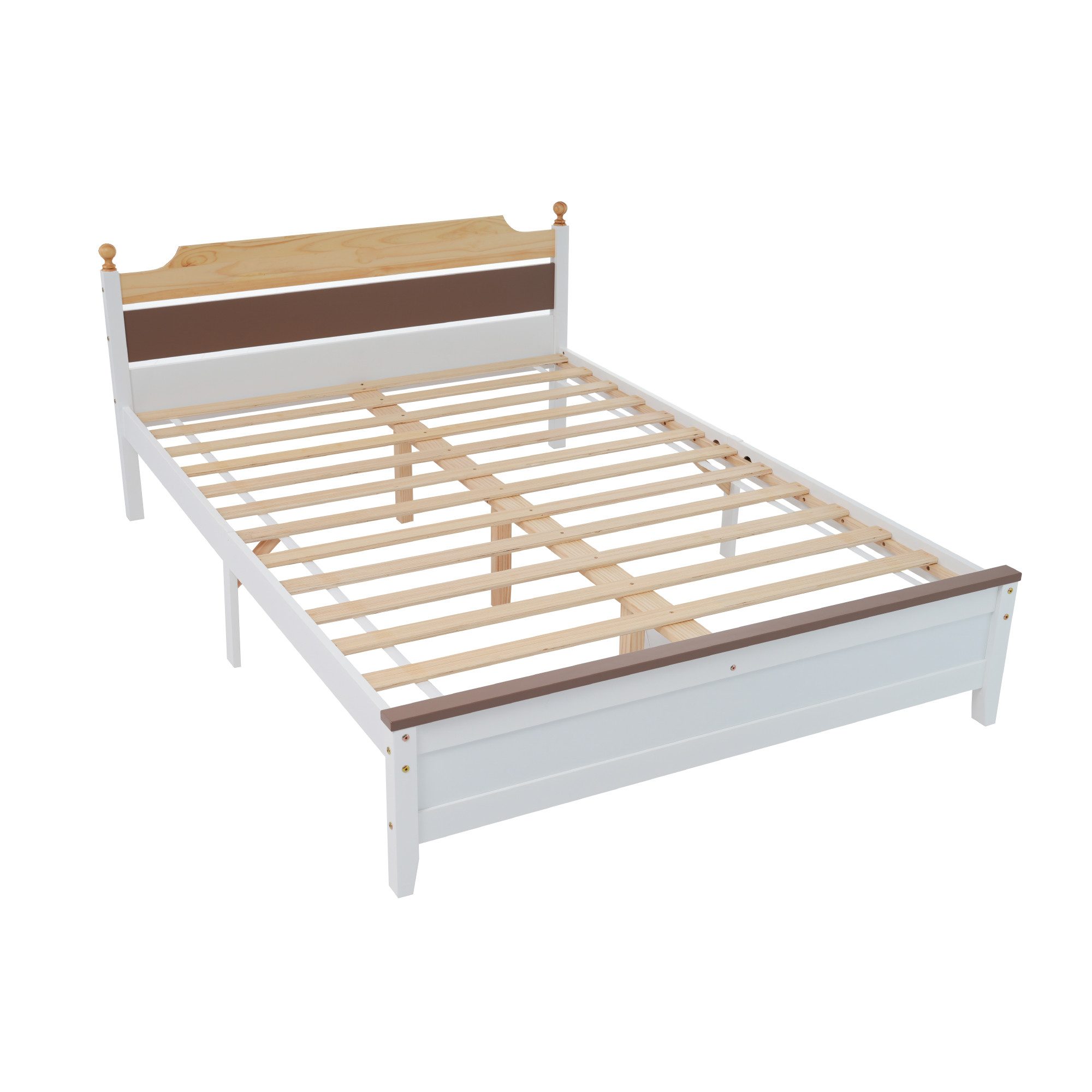 REDOM Holzbett Einzelbett, Erwachsenenbett, Gästebett, mit günstig online kaufen