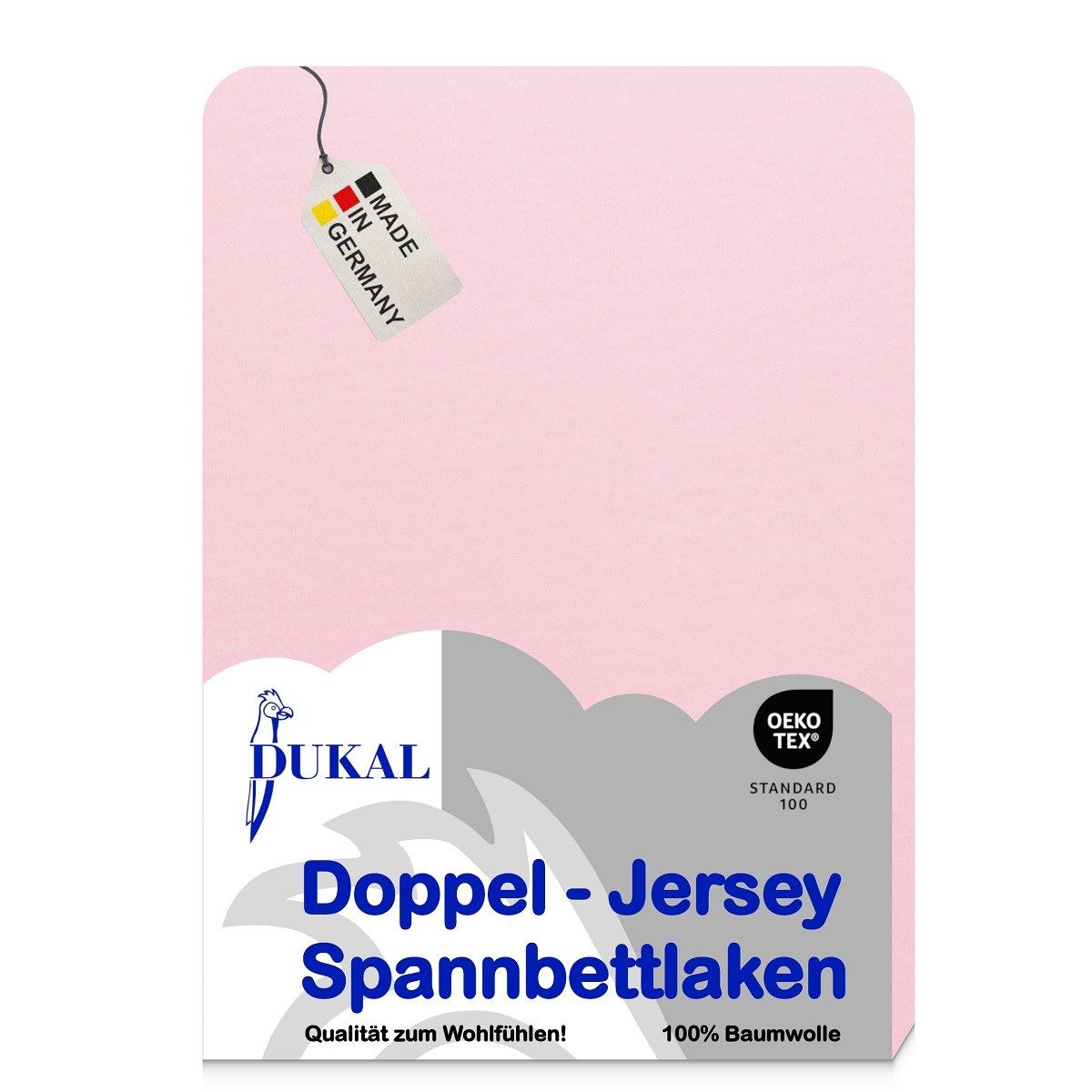 DUKAL Spannbettlaken Kinderspannbettlaken, 32 verschiedene Farben, 100% Bau günstig online kaufen