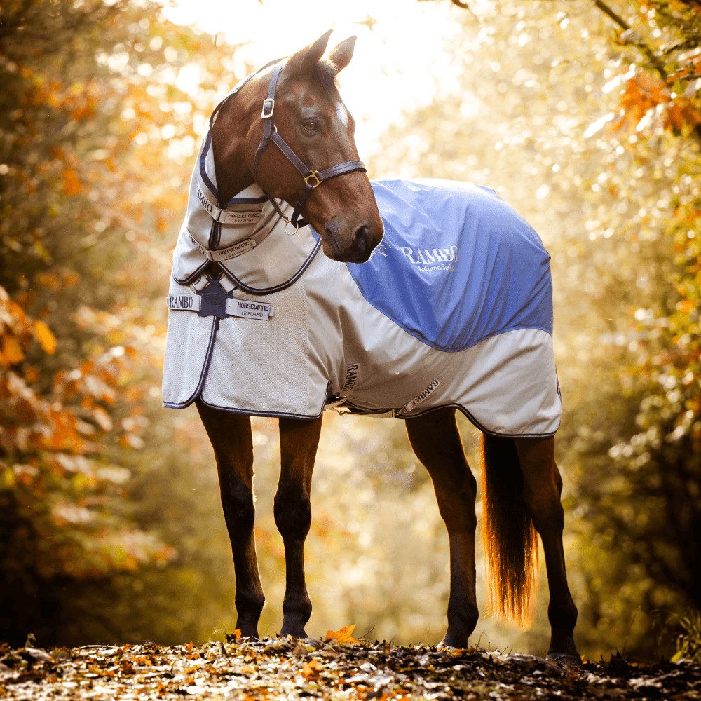 Horseware Pferde-Regendecke Horseware Rambo Autumn Series V3 0g + 100g Liner