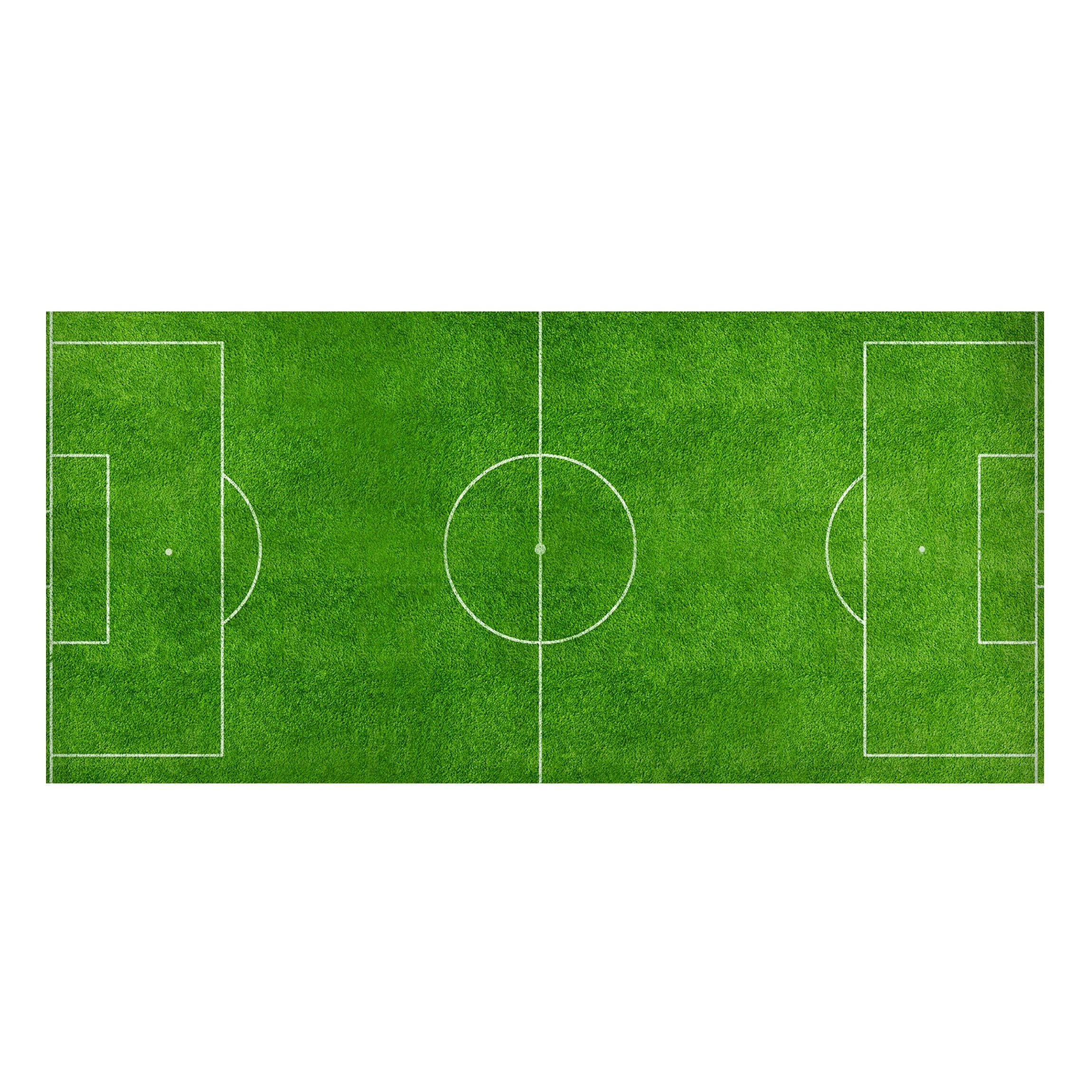 Bilderdepot24 Magnettafel Kinder deko Fußballfeld, (1-tlg., Magnetboard Pinnwand für die Wand - metallische Tafel für Magnete), Magnetwand groß mit Motiv Kinderzimmer Memoboard magnetisch Querformat