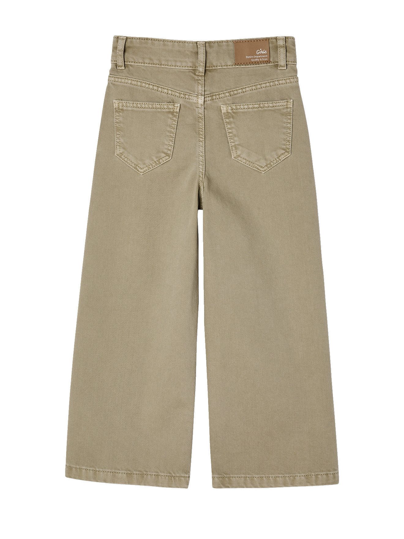 vertbaudet Cargohose Weite Mädchen Hose, Hüftweite REGULAR