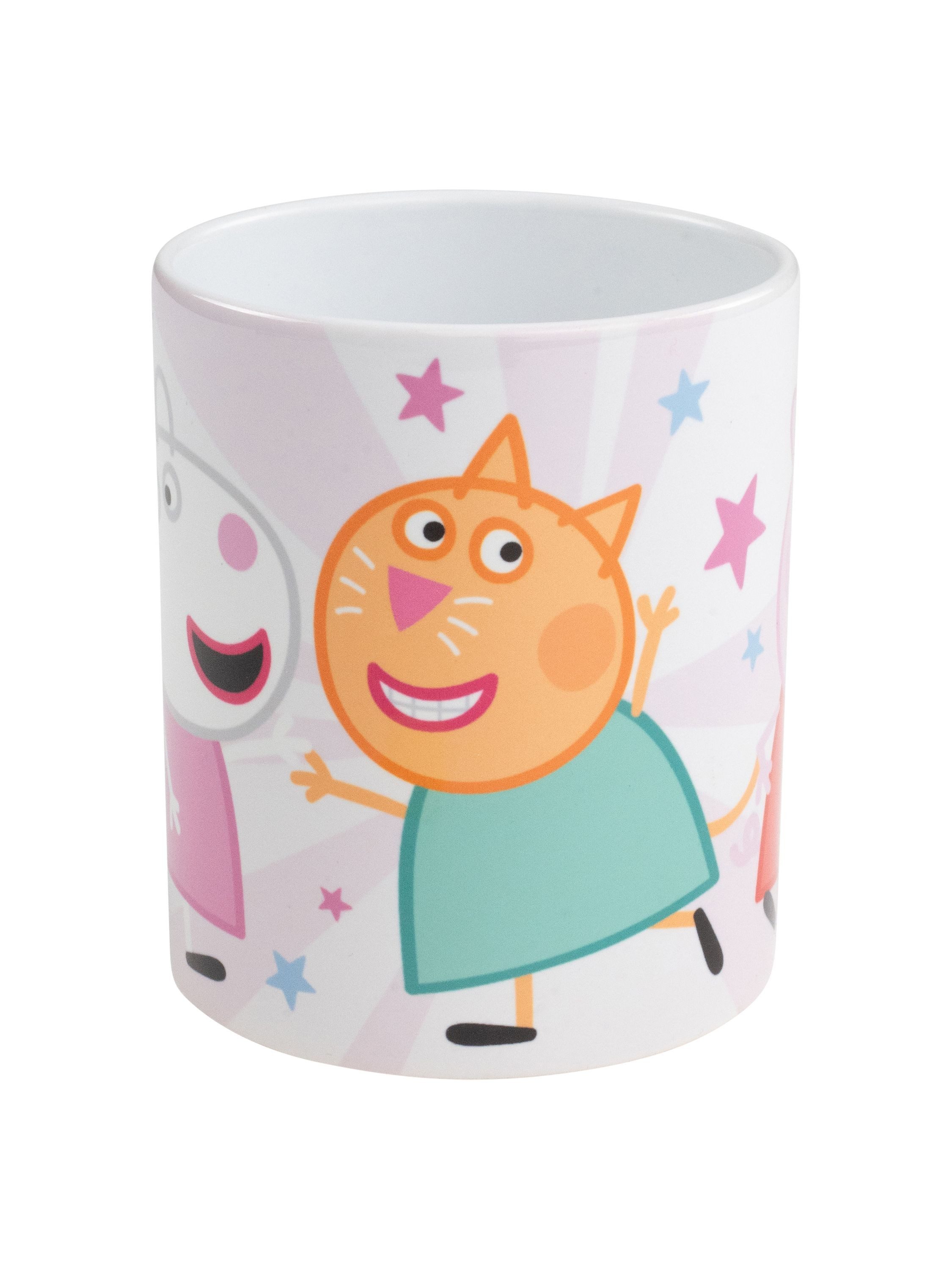 United Labels® Tasse Peppa Wutz Tasse Sterne Kaffeetasse Becher Kaffeebecher 320 ml, Keramik