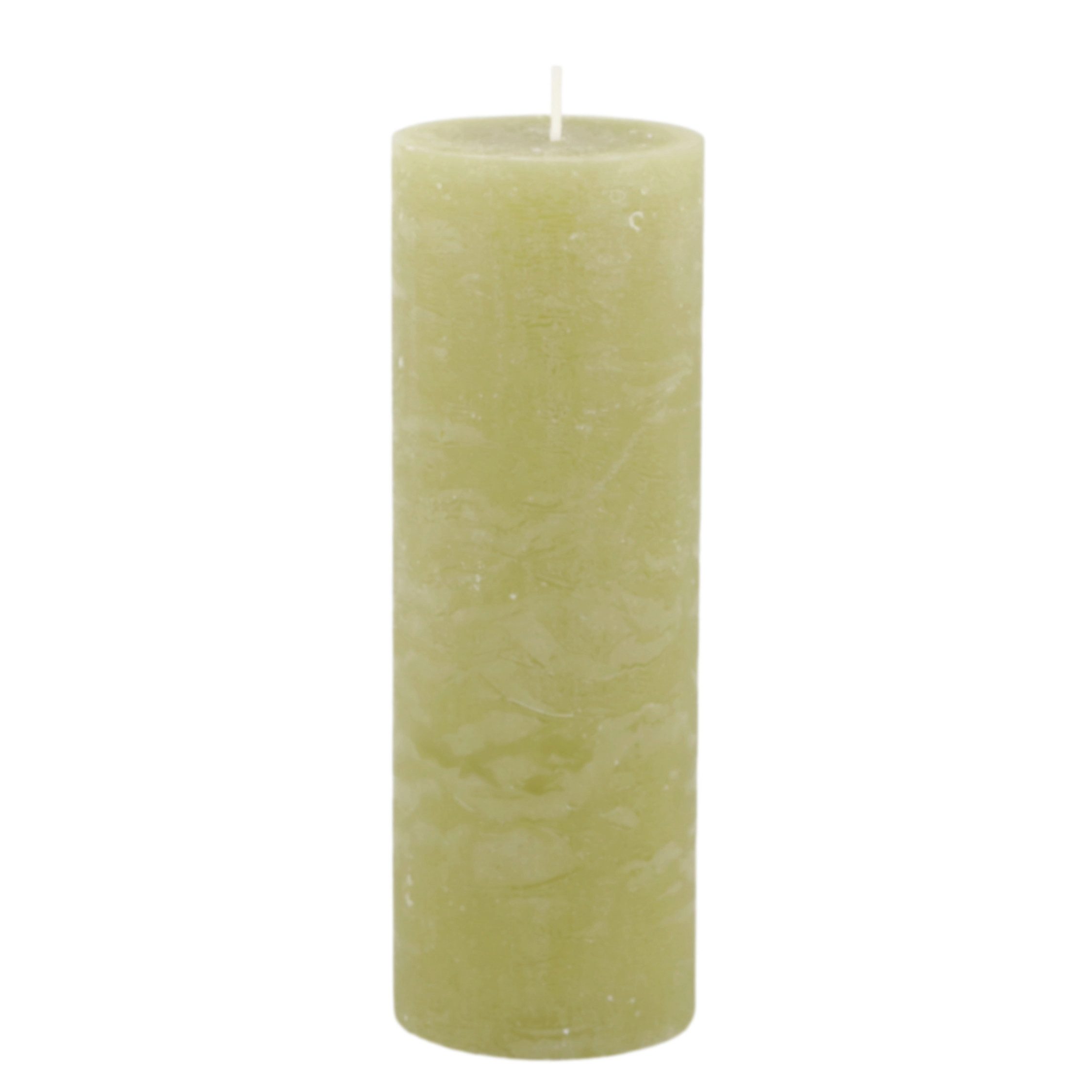 Chic Antique Stumpenkerze Chic Antique Macon Stumpenkerze rustikal 80 Std. – Moos, 20 cm