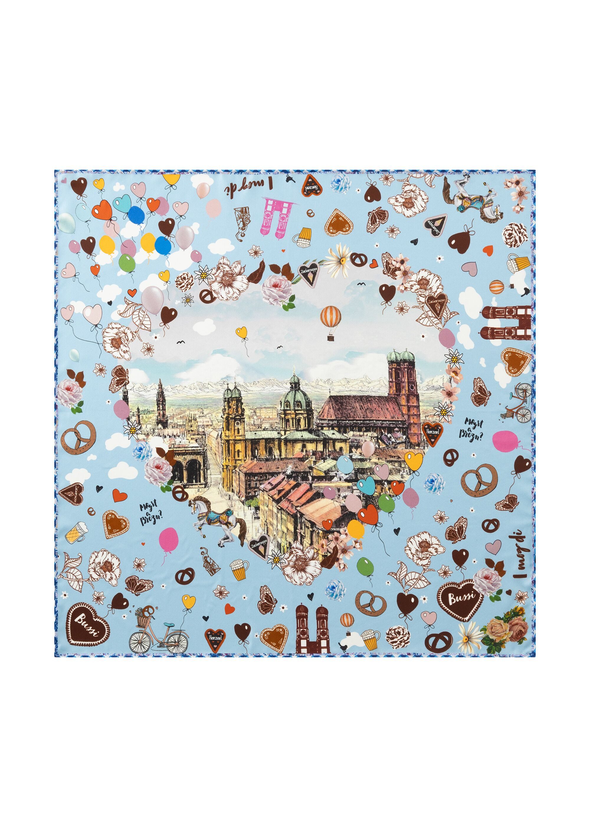 Codello Halstuch, mit typisch bayrischen Oktoberfest-Motiven günstig online kaufen