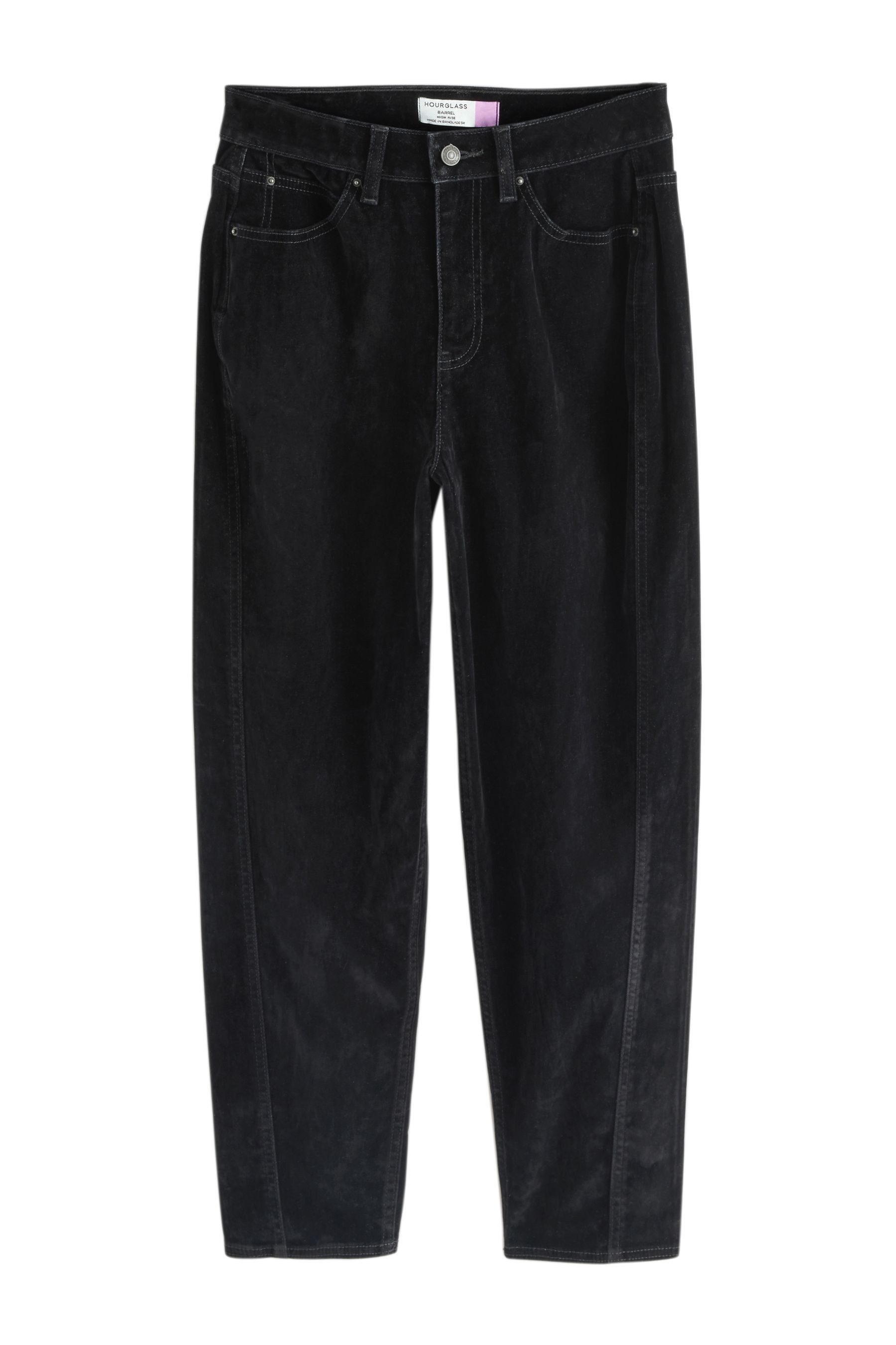 Next Weite Jeans N. Premium beflockte Denim-Jeans, Komfortstretch (1-tlg)