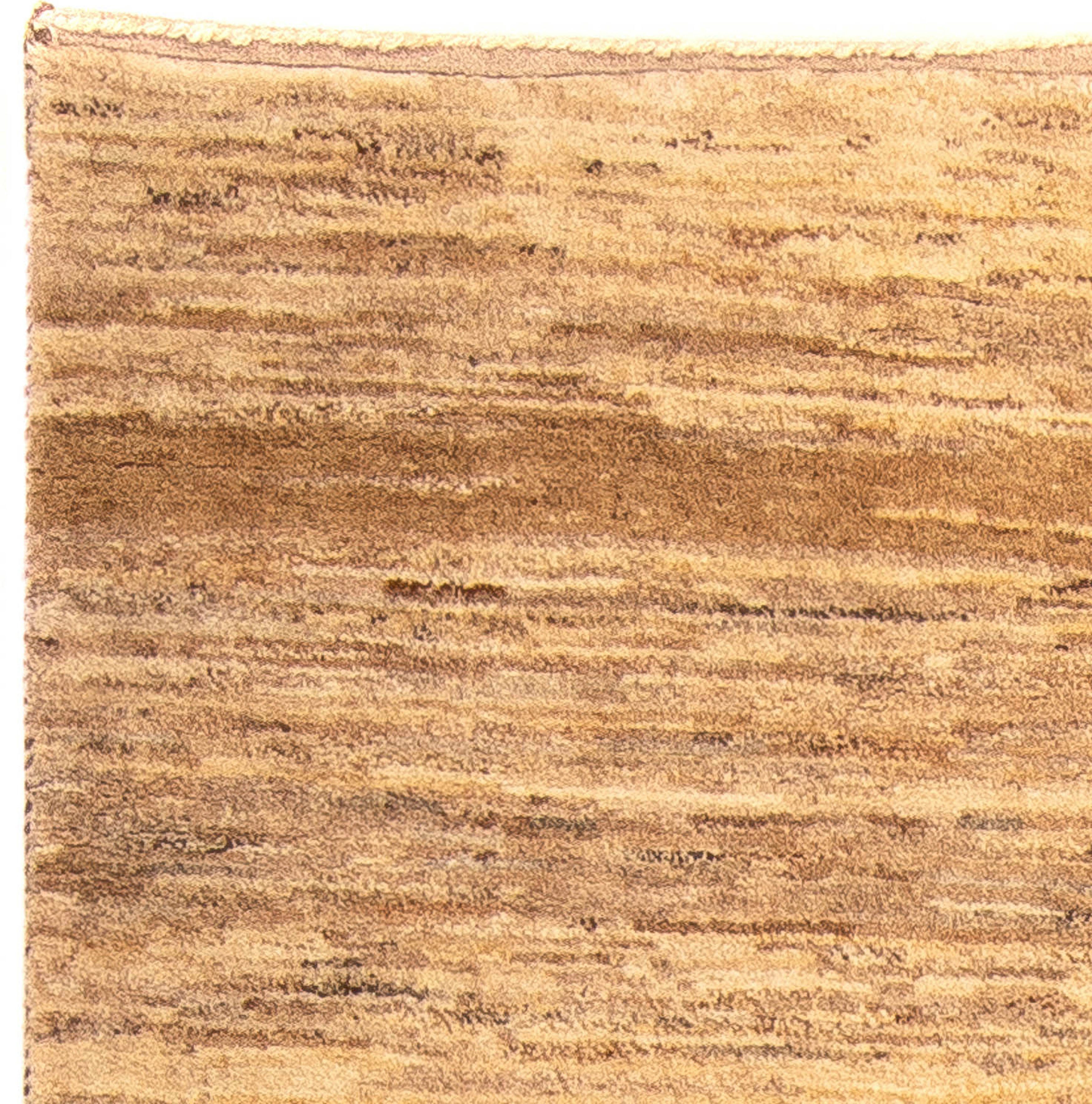 Wollteppich Gabbeh - Perser - 100 mm, morgenland, 18 Einzelstück rechteckig, x mehrfarbig, cm Handgeknüpft, Höhe: 159 Zertifikat - mit Wohnzimmer